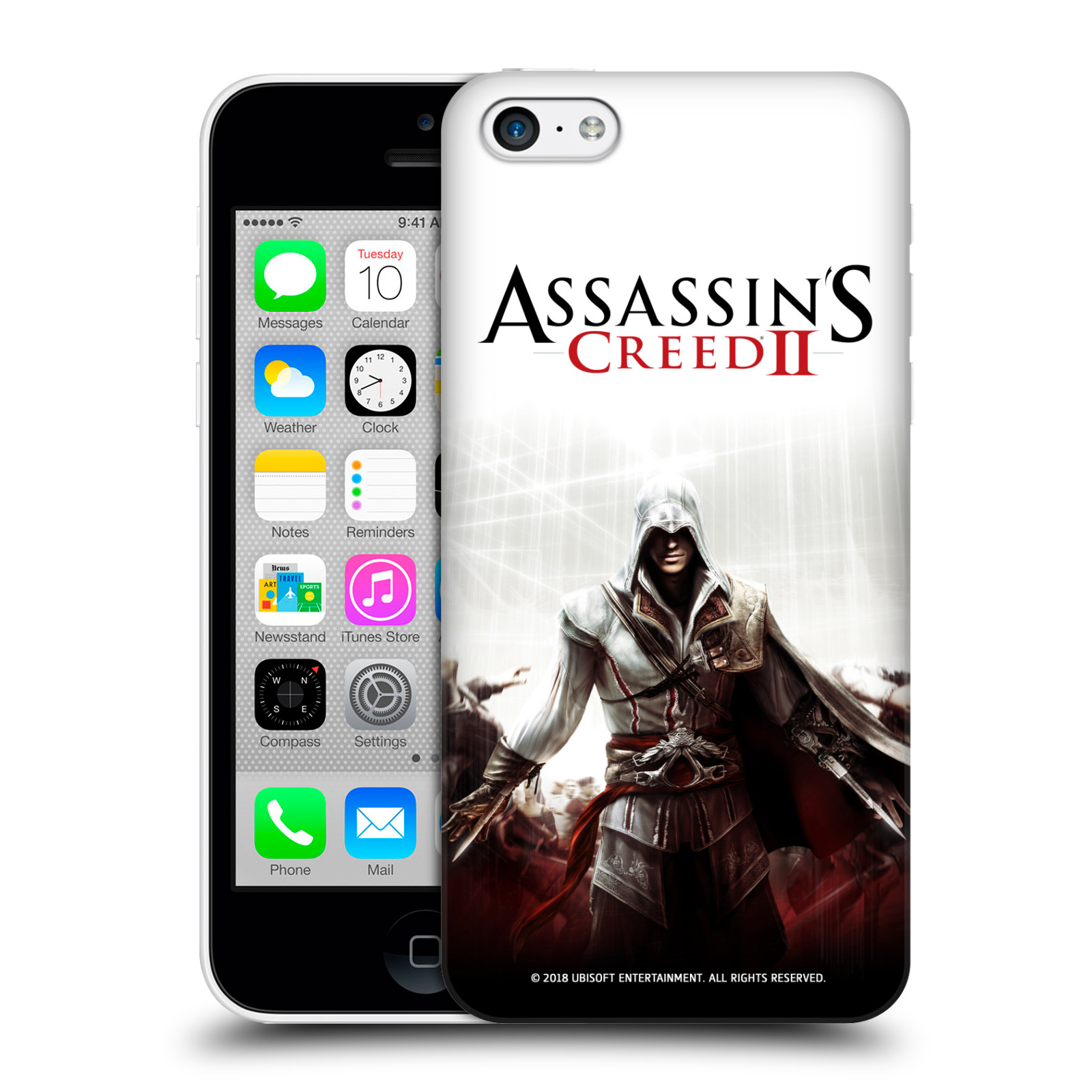 Zadní obal pro mobil Apple Iphone 5C - HEAD CASE - Assassins Creed II - Ezio bojový postoj