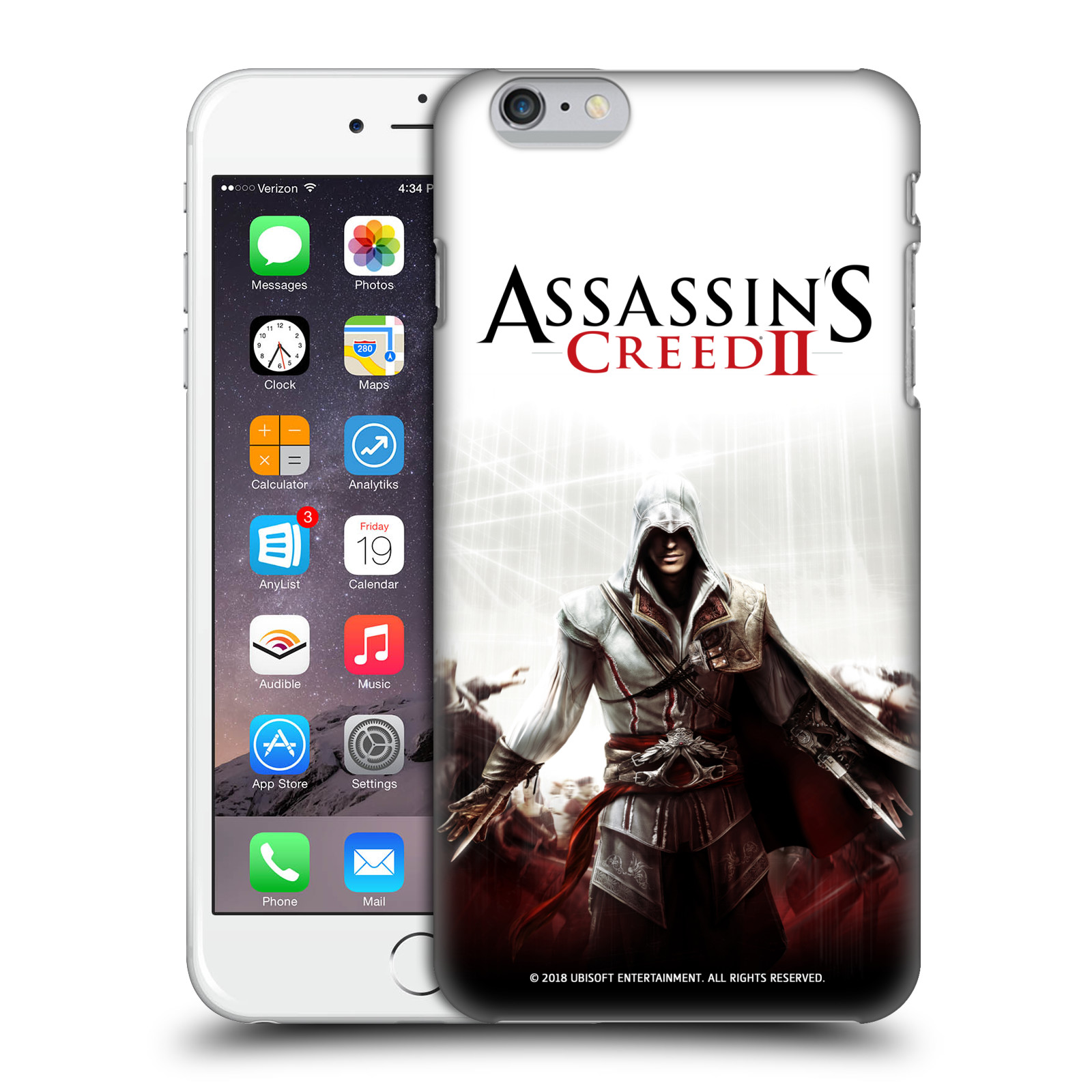 Zadní obal pro mobil Apple Iphone 6 PLUS / 6S PLUS - HEAD CASE - Assassins Creed II - Ezio bojový postoj