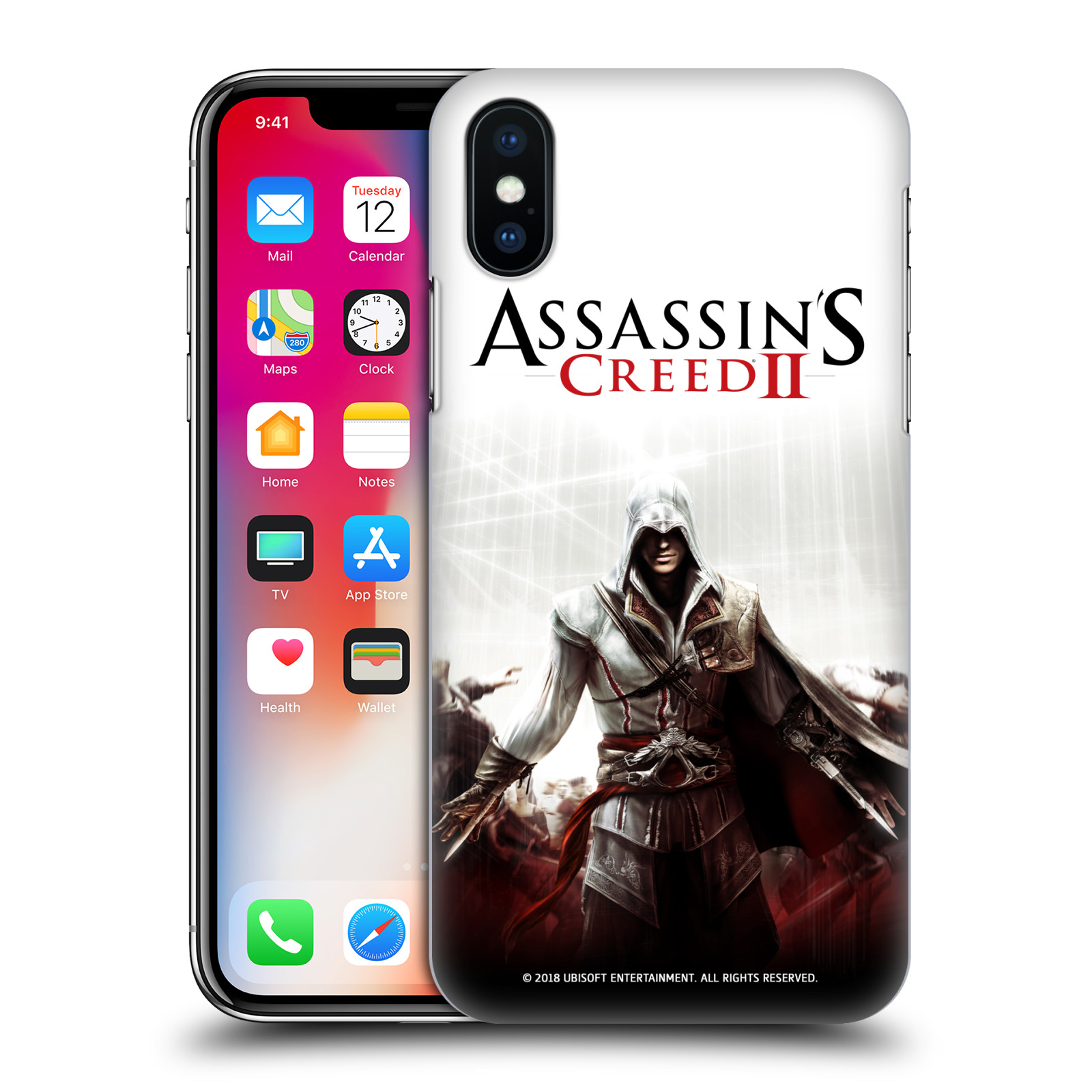 Zadní obal pro mobil Apple Iphone X / XS - HEAD CASE - Assassins Creed II - Ezio bojový postoj