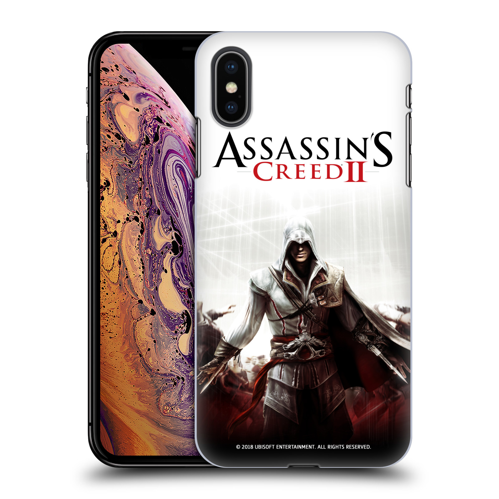 Zadní obal pro mobil Apple Iphone XS MAX - HEAD CASE - Assassins Creed II - Ezio bojový postoj