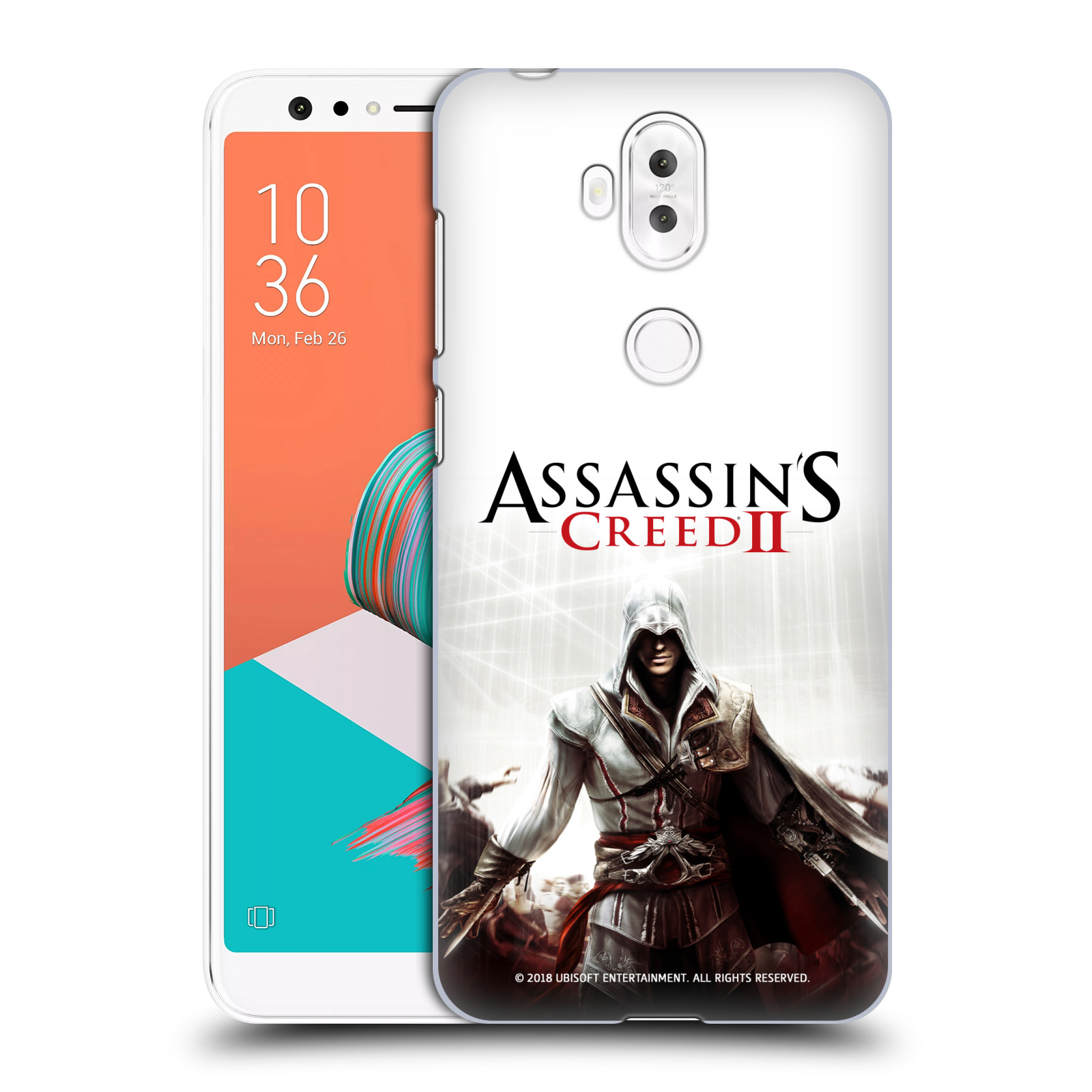 Zadní obal pro mobil Asus Zenfone 5 Lite ZC600KL - HEAD CASE - Assassins Creed II - Ezio bojový postoj