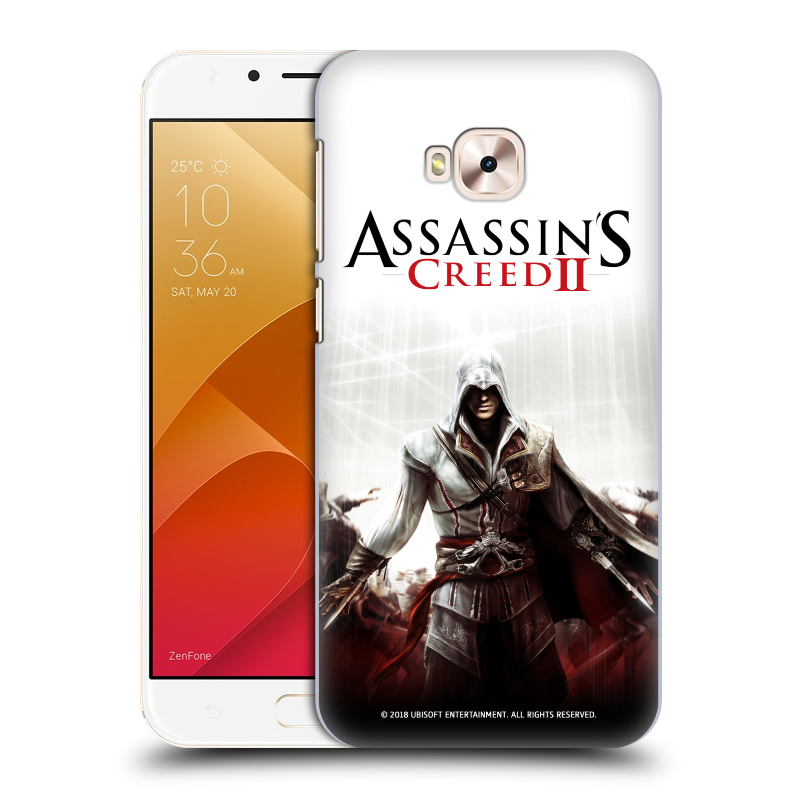 Zadní obal pro mobil Asus Zenfone 4 Selfie Pro ZD552KL - HEAD CASE - Assassins Creed II - Ezio bojový postoj