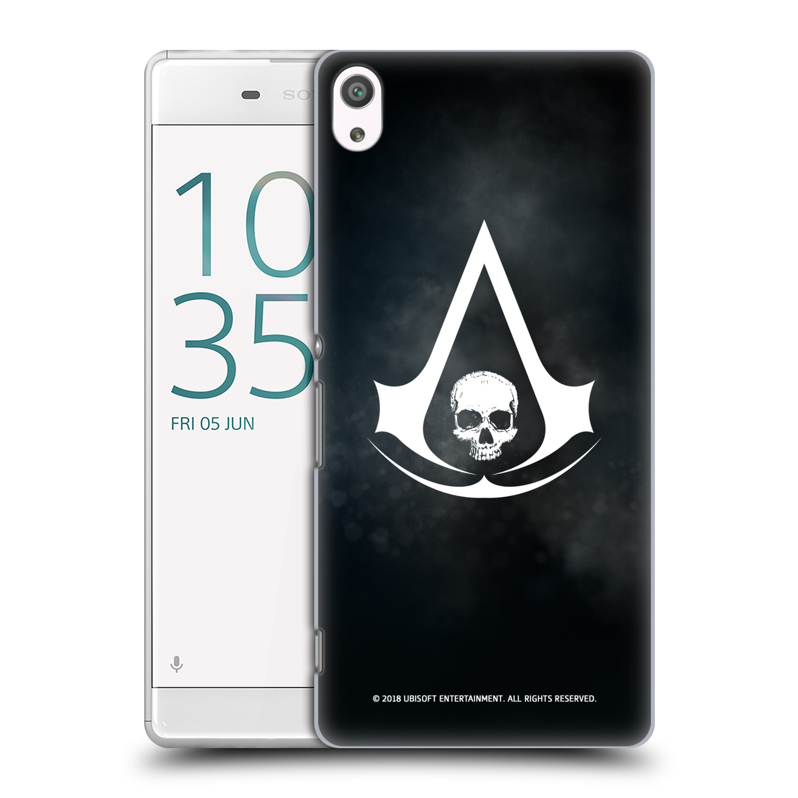 Pouzdro na mobil Sony Xperia XA ULTRA - HEAD CASE - Assasins Creed Black Flag - Velký znak