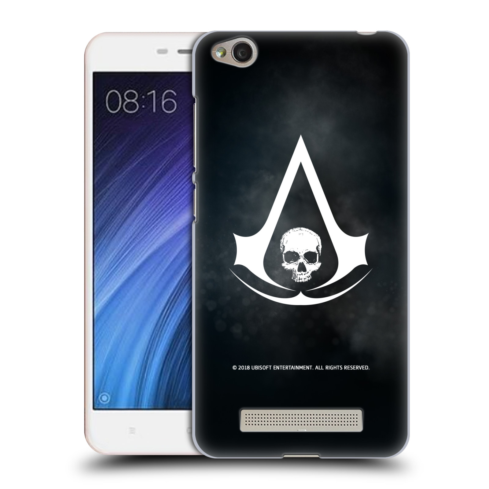Pouzdro na mobil Xiaomi Redmi 4a - HEAD CASE - Assasins Creed Black Flag - Velký znak