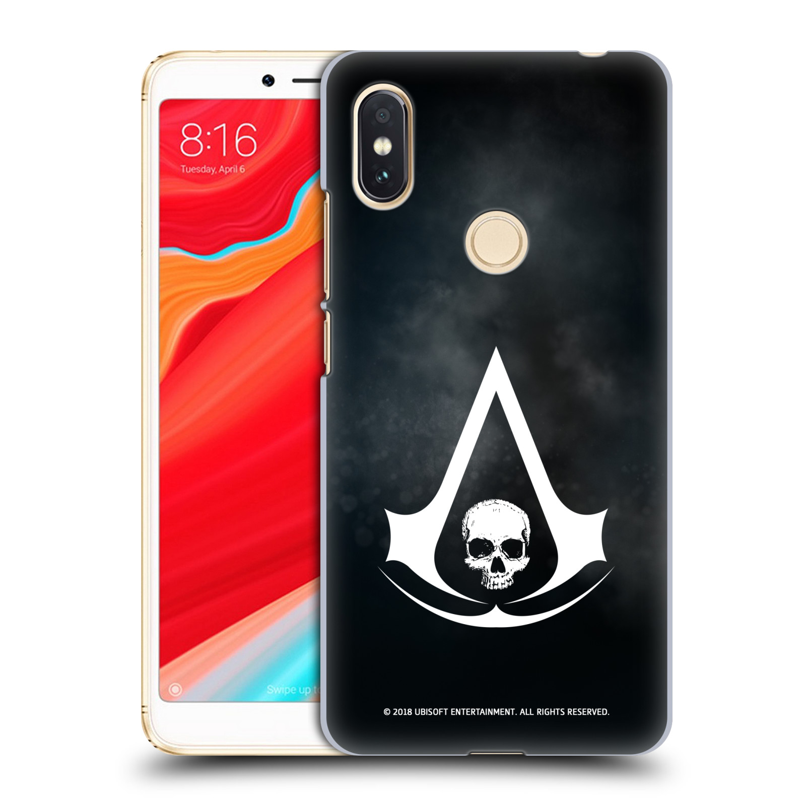 Pouzdro na mobil Xiaomi Redmi S2 - HEAD CASE - Assasins Creed Black Flag - Velký znak