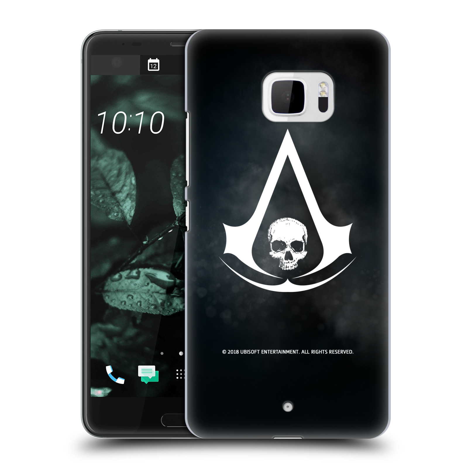 Pouzdro na mobil HTC U Ultra - HEAD CASE - Assasins Creed Black Flag - Velký znak