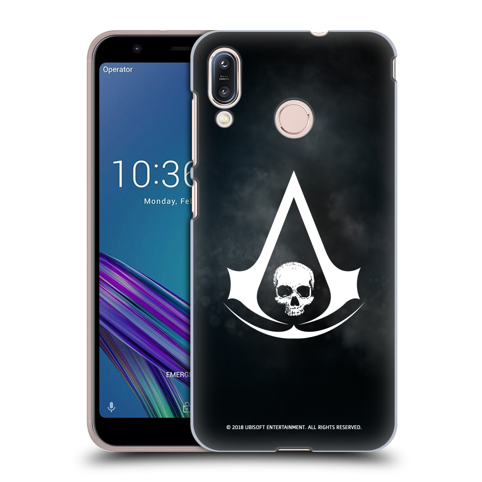 Pouzdro na mobil Asus Zenfone Max M1 (ZB555KL) - HEAD CASE - Assasins Creed Black Flag - Velký znak