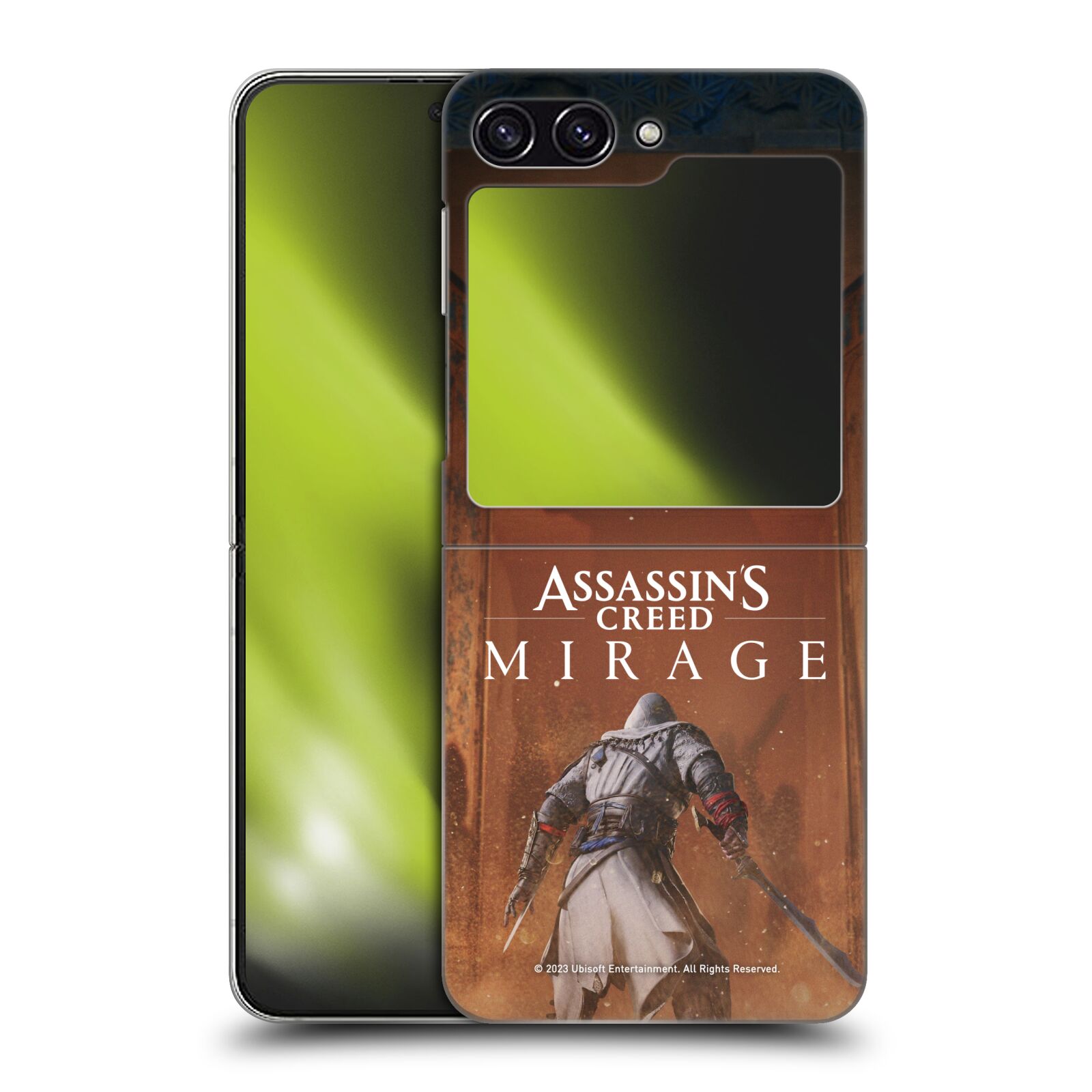 Plastový obal HEAD CASE na mobil Samsung Galaxy Z Flip 5  - Assassin's Creed Mirage - zadní pohled
