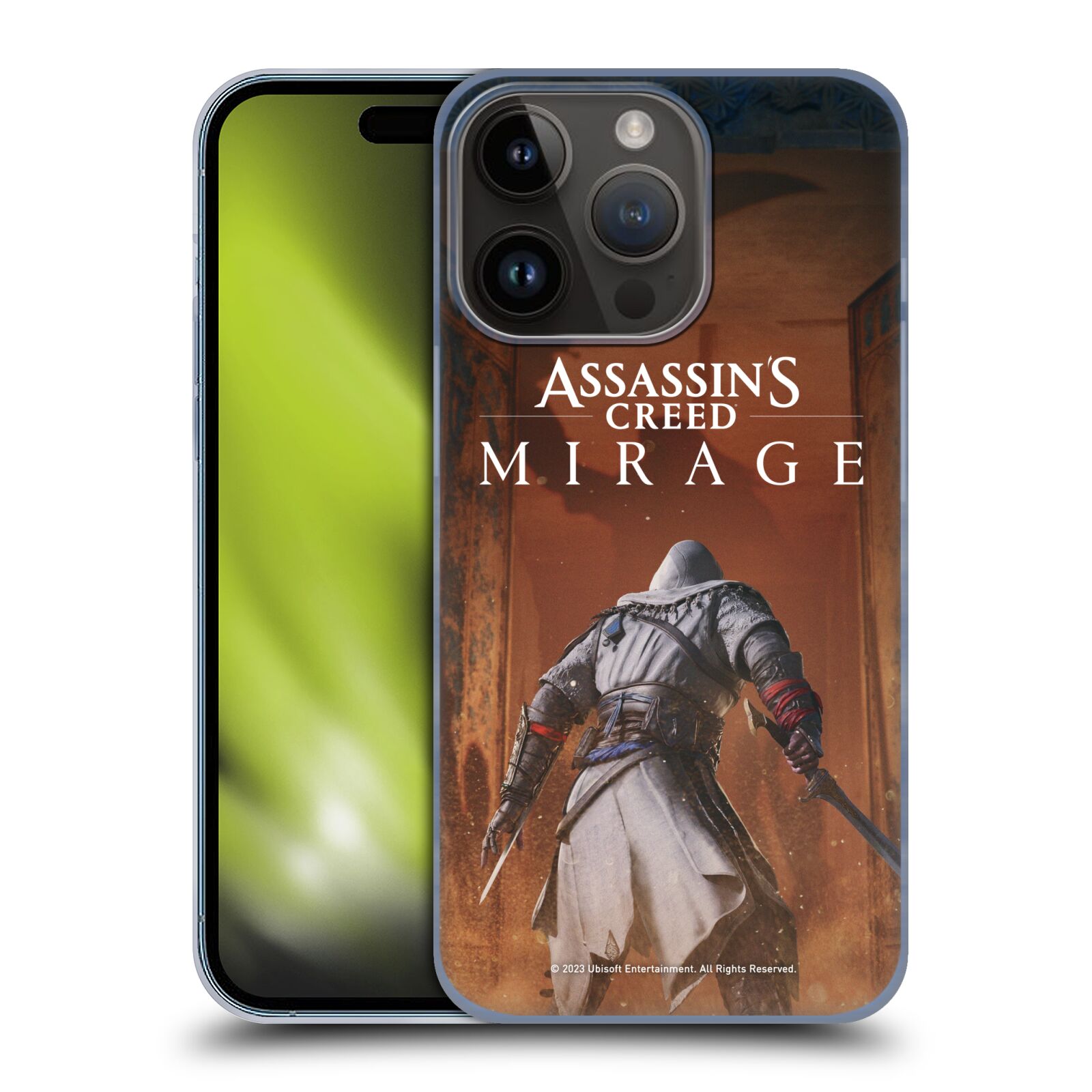 Plastový obal HEAD CASE na mobil Apple Iphone 15 Pro  - Assassin's Creed Mirage - zadní pohled
