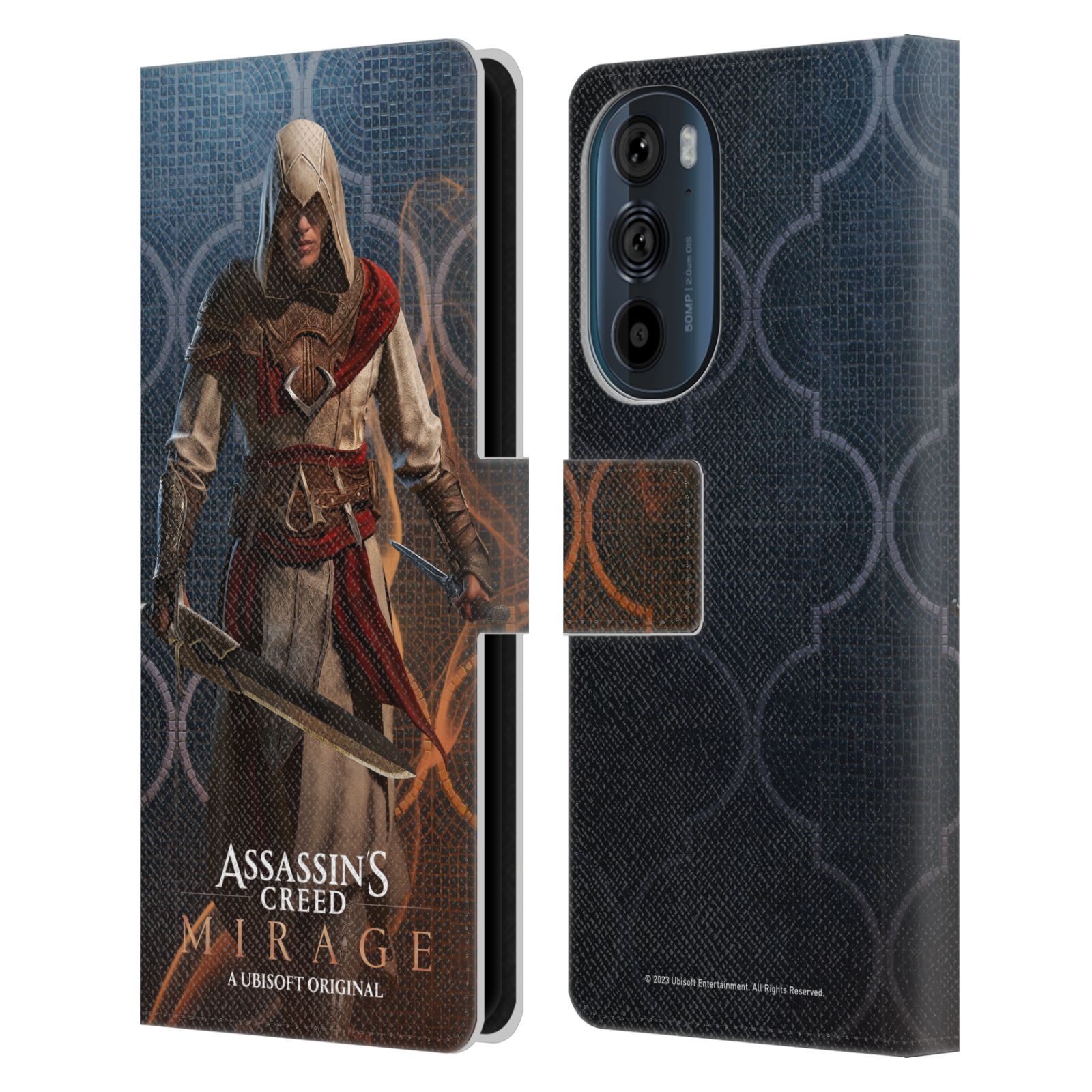 Pouzdro na mobil Motorola EDGE 30 - HEAD CASE - Assassin's Creed MIRAGE - Roshan