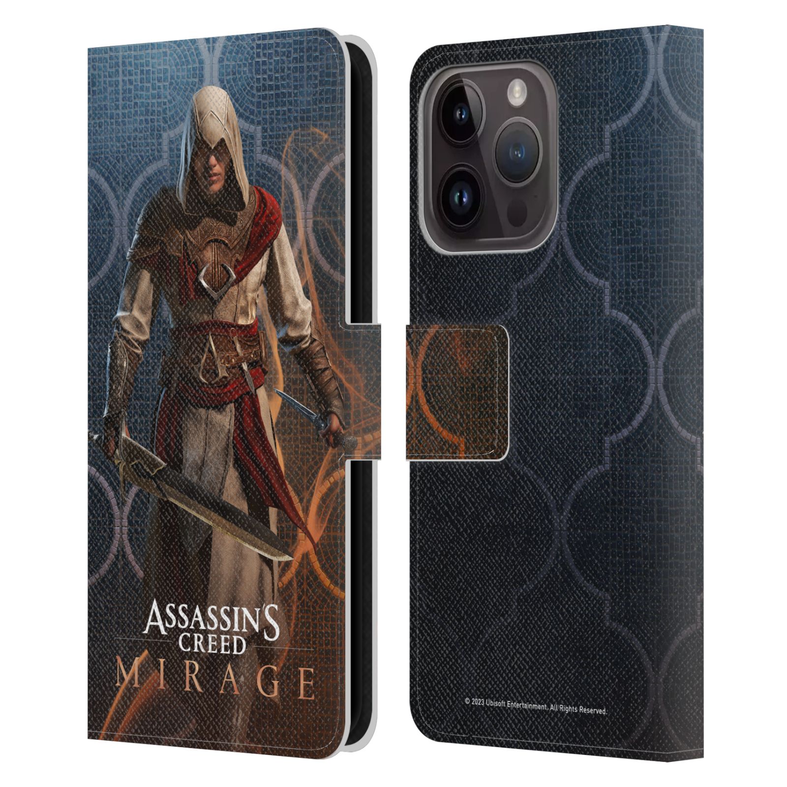 Pouzdro na mobil Apple Iphone 15 PRO - HEAD CASE - Assassin's Creed MIRAGE - Roshan