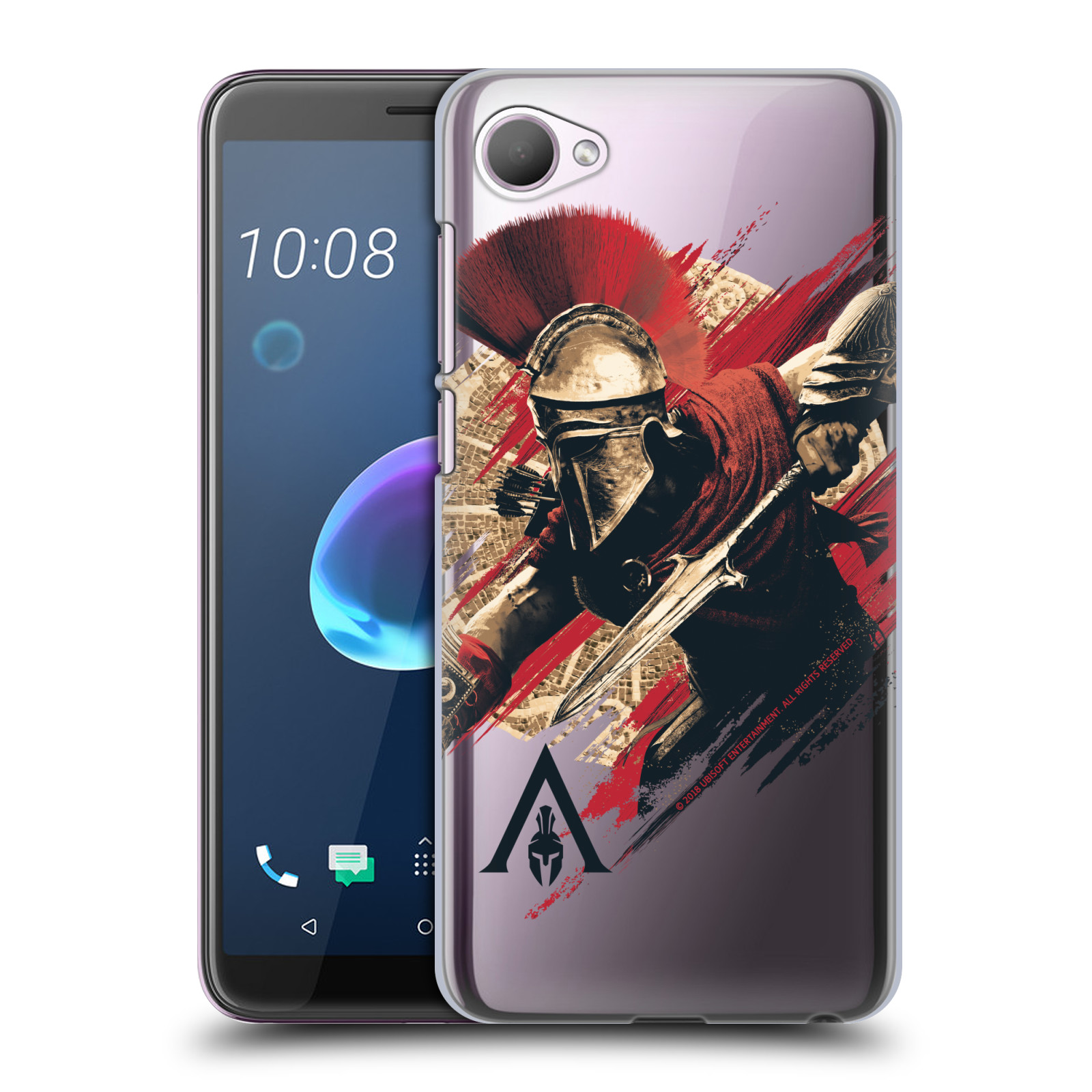 Pouzdro na mobil HTC Desire 12 / Desire 12 DUAL SIM - HEAD CASE - Assassins Creed Odyssey Alexios s oštěpem
