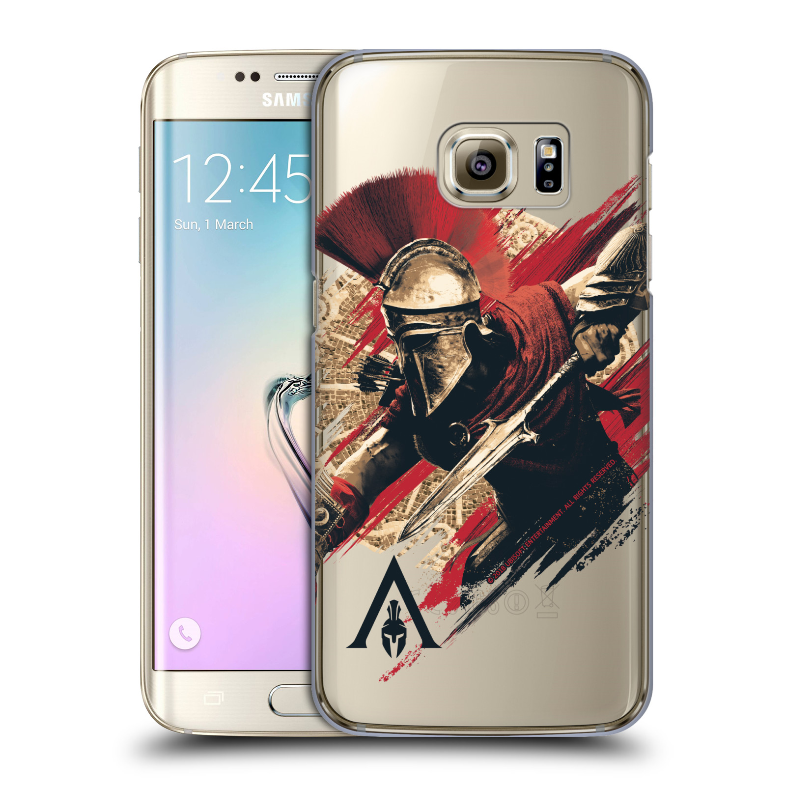 Pouzdro na mobil Samsung Galaxy S7 EDGE - HEAD CASE - Assassins Creed Odyssey Alexios s oštěpem