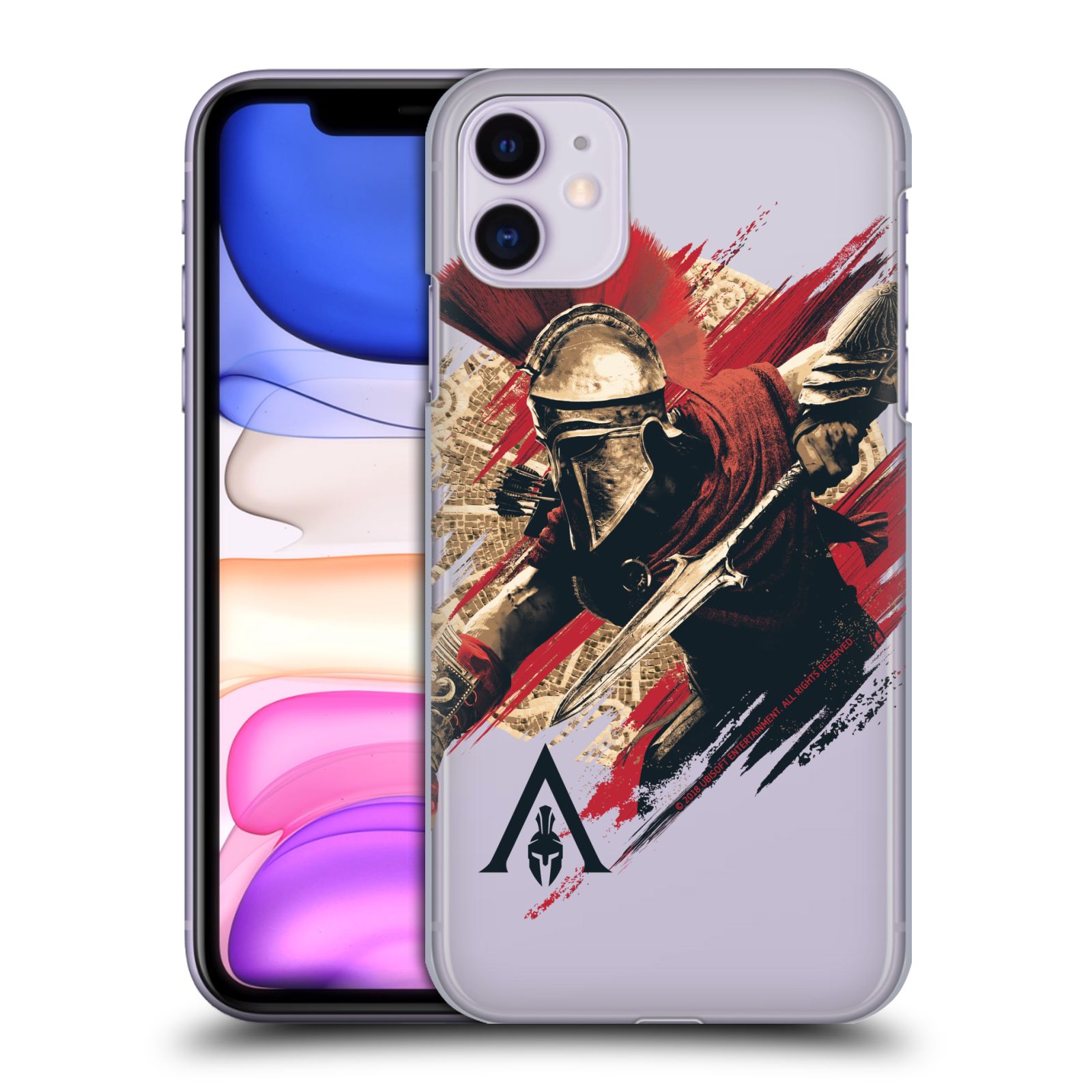 Pouzdro na mobil Apple Iphone 11 - HEAD CASE - Assassins Creed Odyssey Alexios s oštěpem