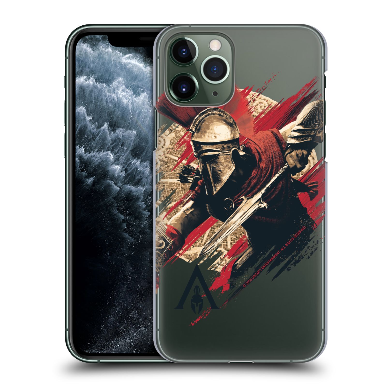 Pouzdro na mobil Apple Iphone 11 PRO - HEAD CASE - Assassins Creed Odyssey Alexios s oštěpem