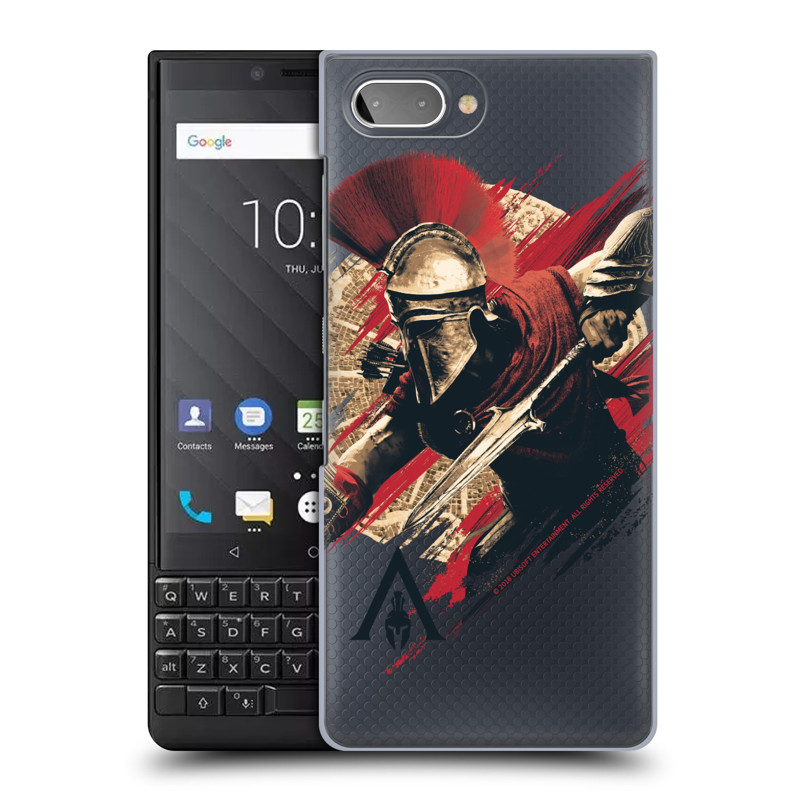 Pouzdro na mobil Blackberry KEY 2 - HEAD CASE - Assassins Creed Odyssey Alexios s oštěpem
