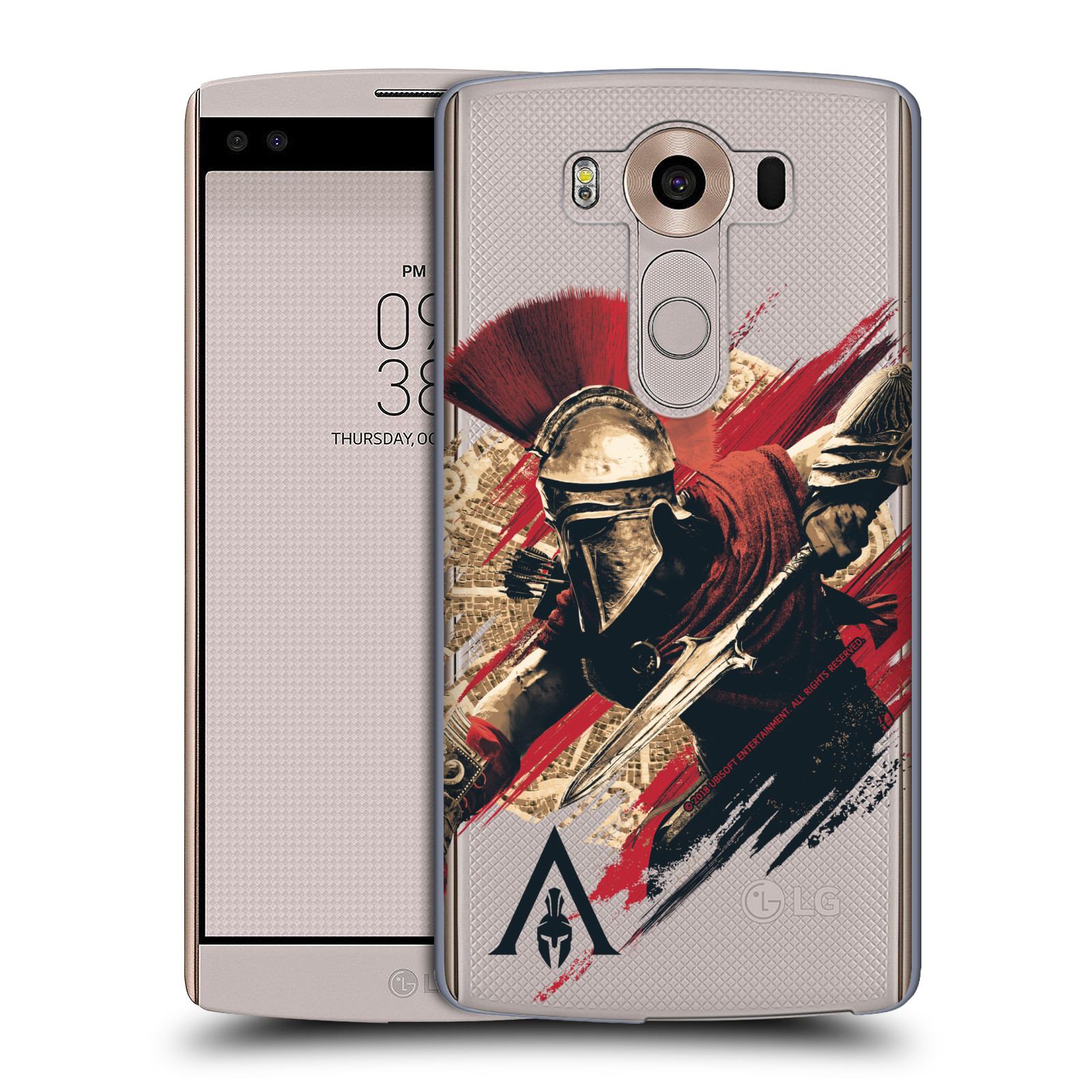 Pouzdro na mobil LG V10 - HEAD CASE - Assassins Creed Odyssey Alexios s oštěpem