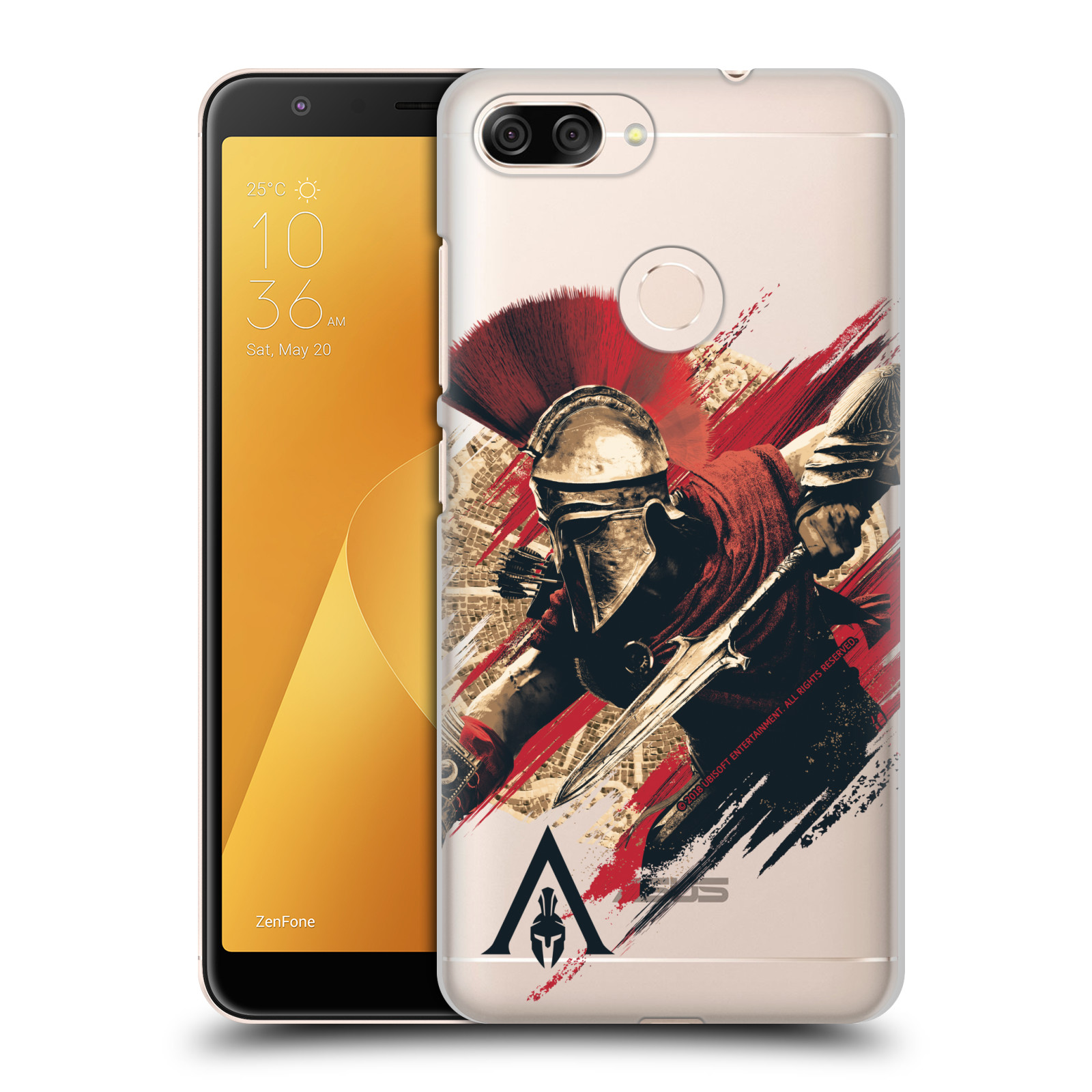 Pouzdro na mobil ASUS ZENFONE Max Plus M1 - HEAD CASE - Assassins Creed Odyssey Alexios s oštěpem