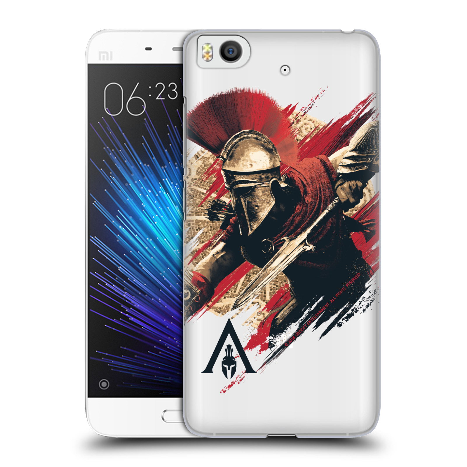 Pouzdro na mobil Xiaomi Mi5s - HEAD CASE - Assassins Creed Odyssey Alexios s oštěpem