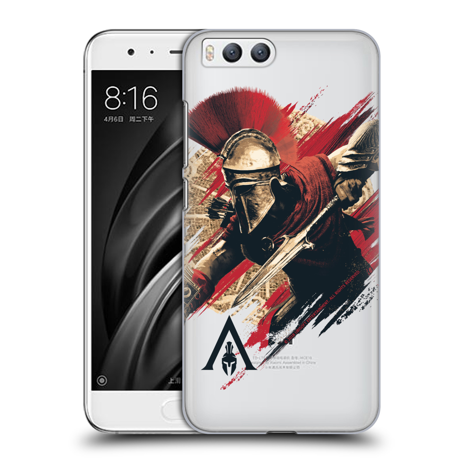 Pouzdro na mobil Xiaomi MI6 - HEAD CASE - Assassins Creed Odyssey Alexios s oštěpem
