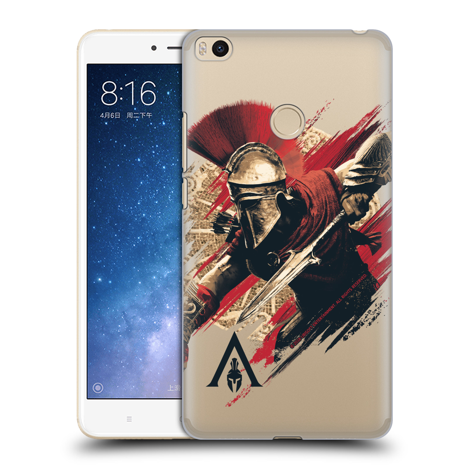 Pouzdro na mobil Xiaomi Mi Max 2 - HEAD CASE - Assassins Creed Odyssey Alexios s oštěpem