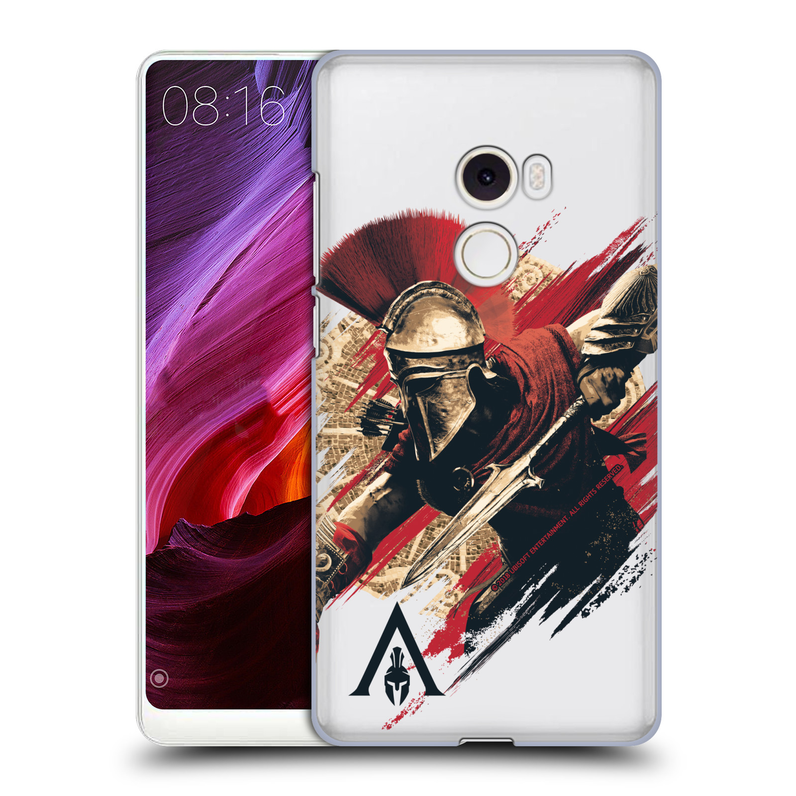 Pouzdro na mobil Xiaomi Mi Mix 2 - HEAD CASE - Assassins Creed Odyssey Alexios s oštěpem