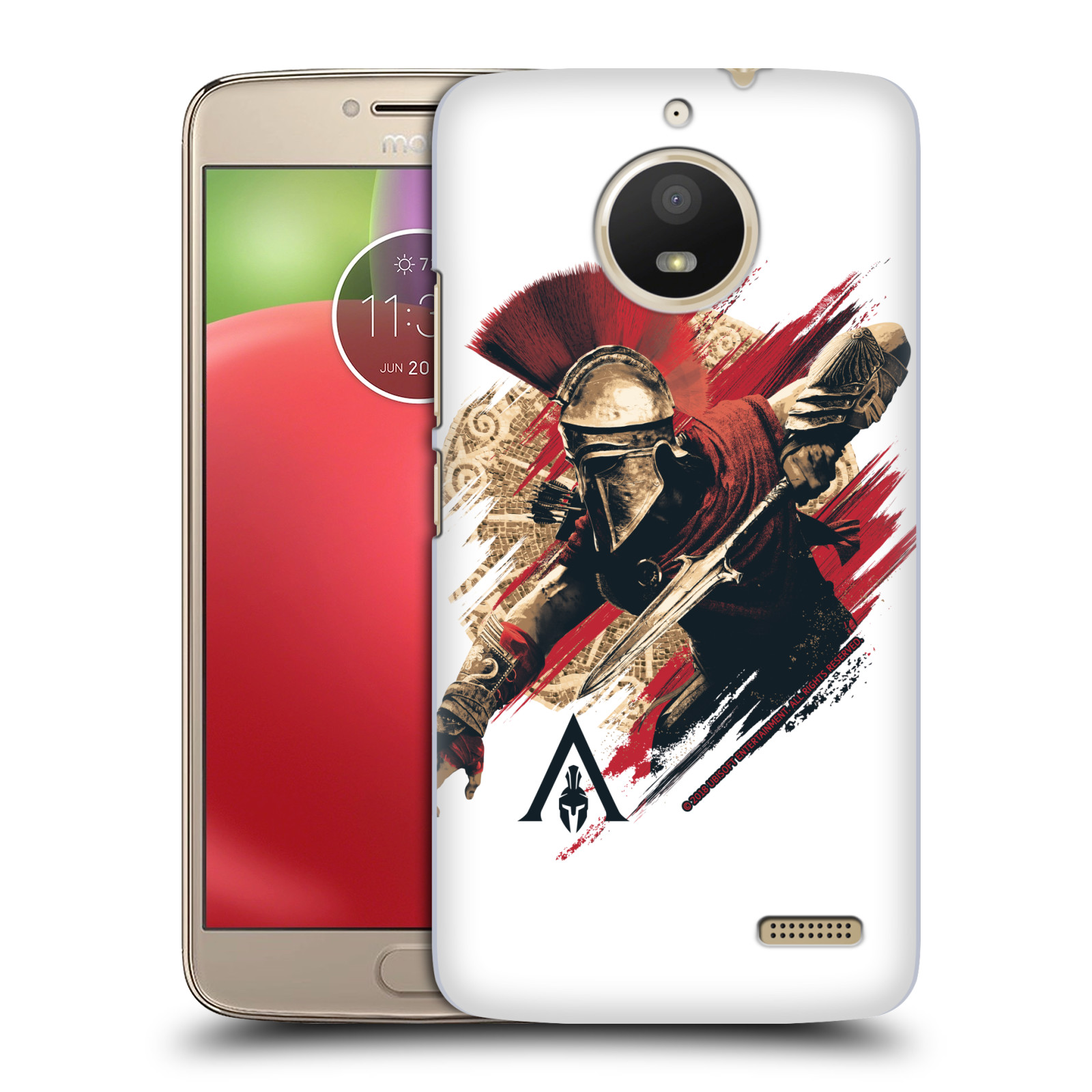 Pouzdro na mobil Lenovo Moto E4 - HEAD CASE - Assassins Creed Odyssey Alexios s oštěpem
