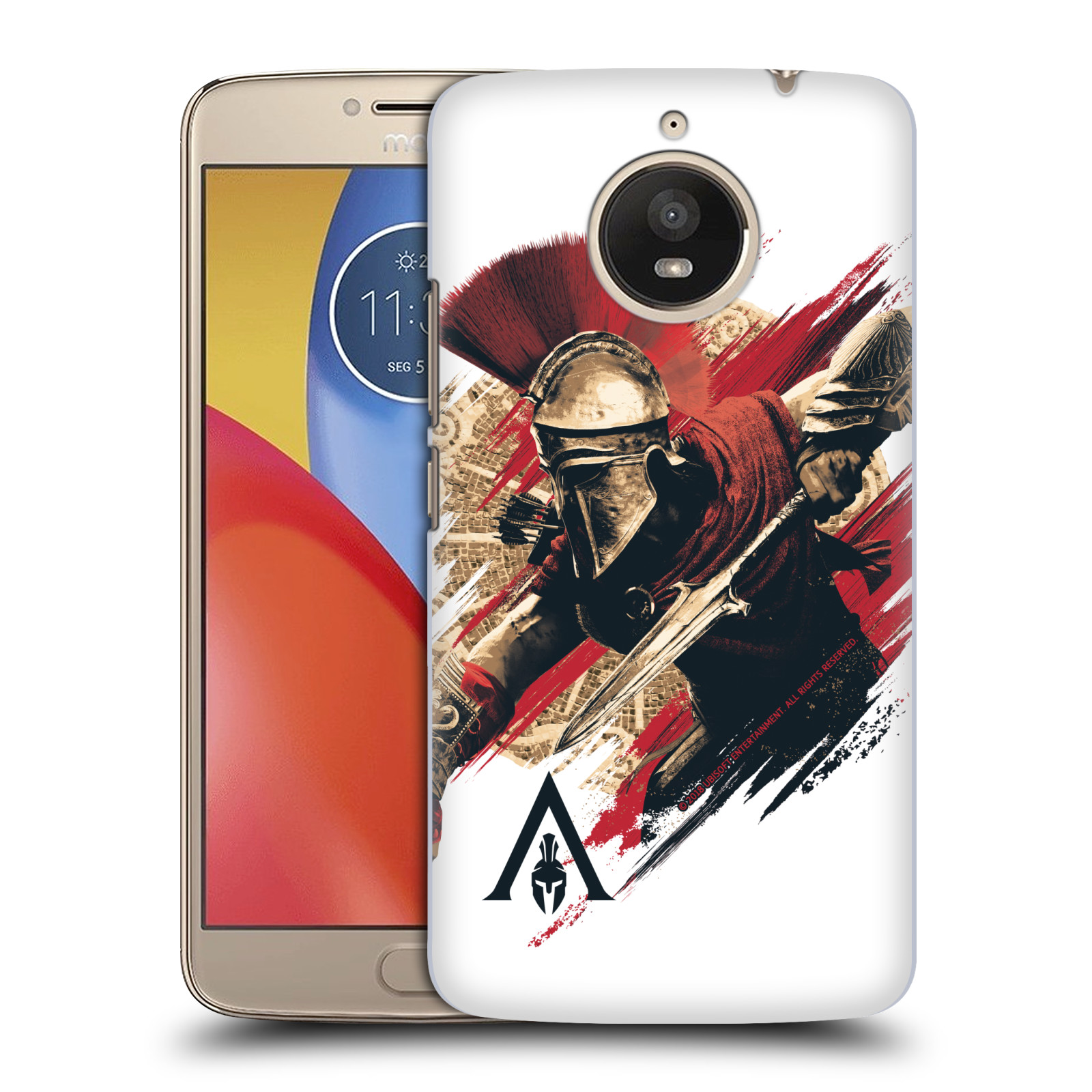 Pouzdro na mobil Lenovo Moto E4 PLUS - HEAD CASE - Assassins Creed Odyssey Alexios s oštěpem