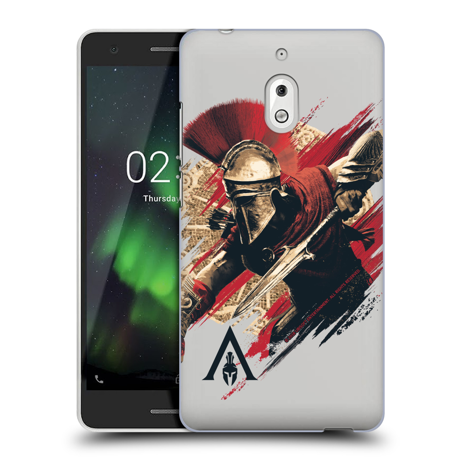 Pouzdro na mobil Nokia 2.1 - HEAD CASE - Assassins Creed Odyssey Alexios s oštěpem