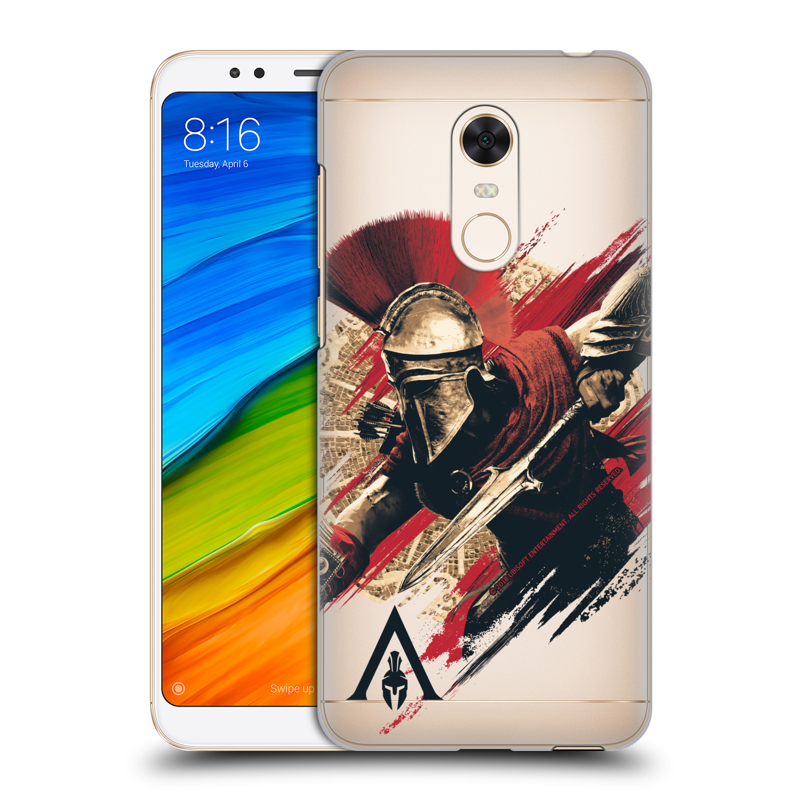 Pouzdro na mobil Xiaomi Redmi 5 PLUS (REDMI 5+) - HEAD CASE - Assassins Creed Odyssey Alexios s oštěpem