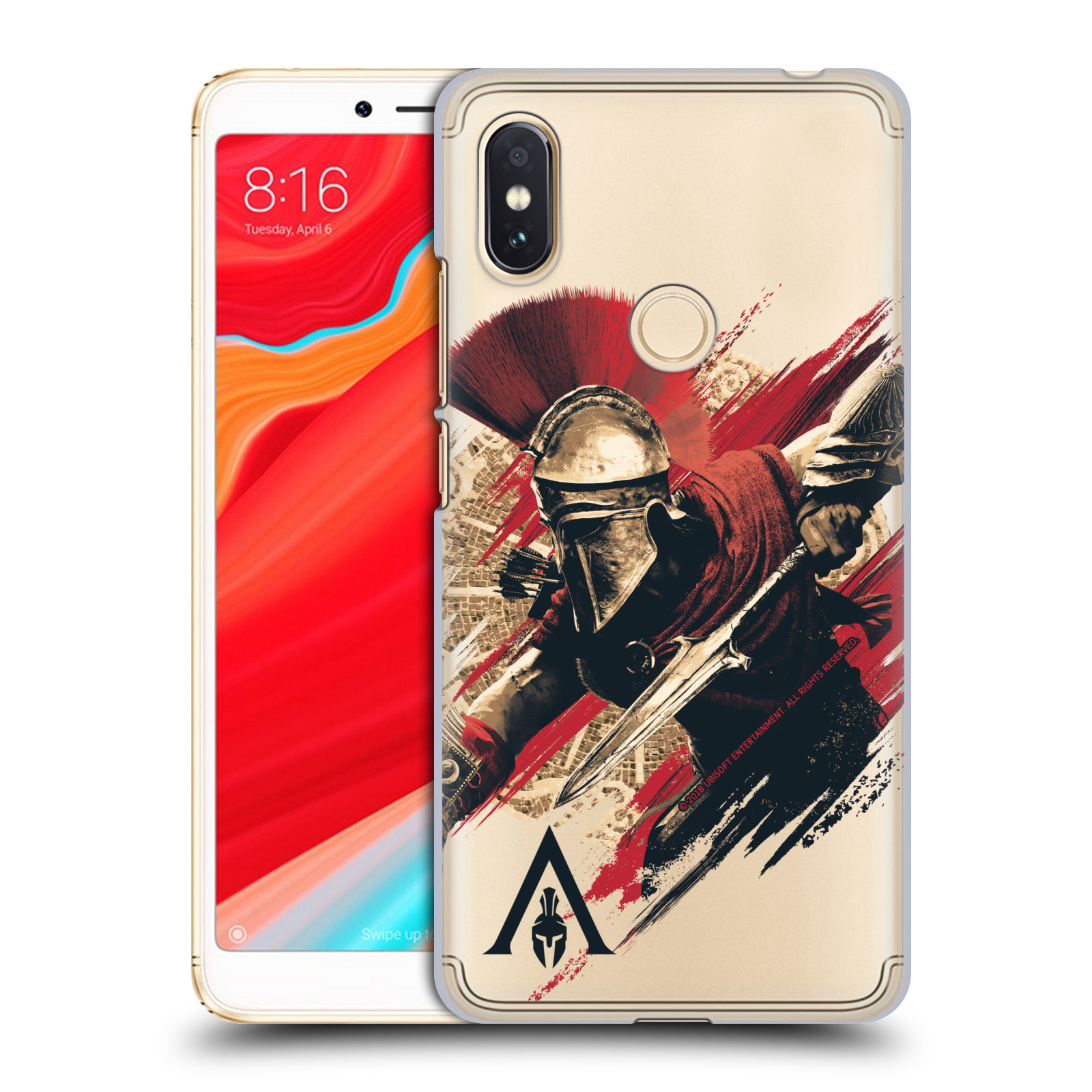 Pouzdro na mobil Xiaomi Redmi S2 - HEAD CASE - Assassins Creed Odyssey Alexios s oštěpem
