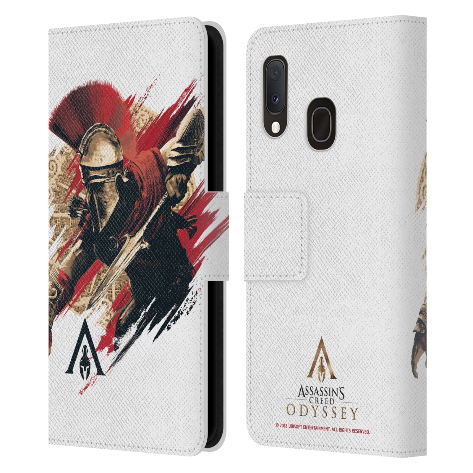 Pouzdro na mobil Samsung Galaxy A20e - Head Case - Assassins Creed Odyssey Alexios v boji
