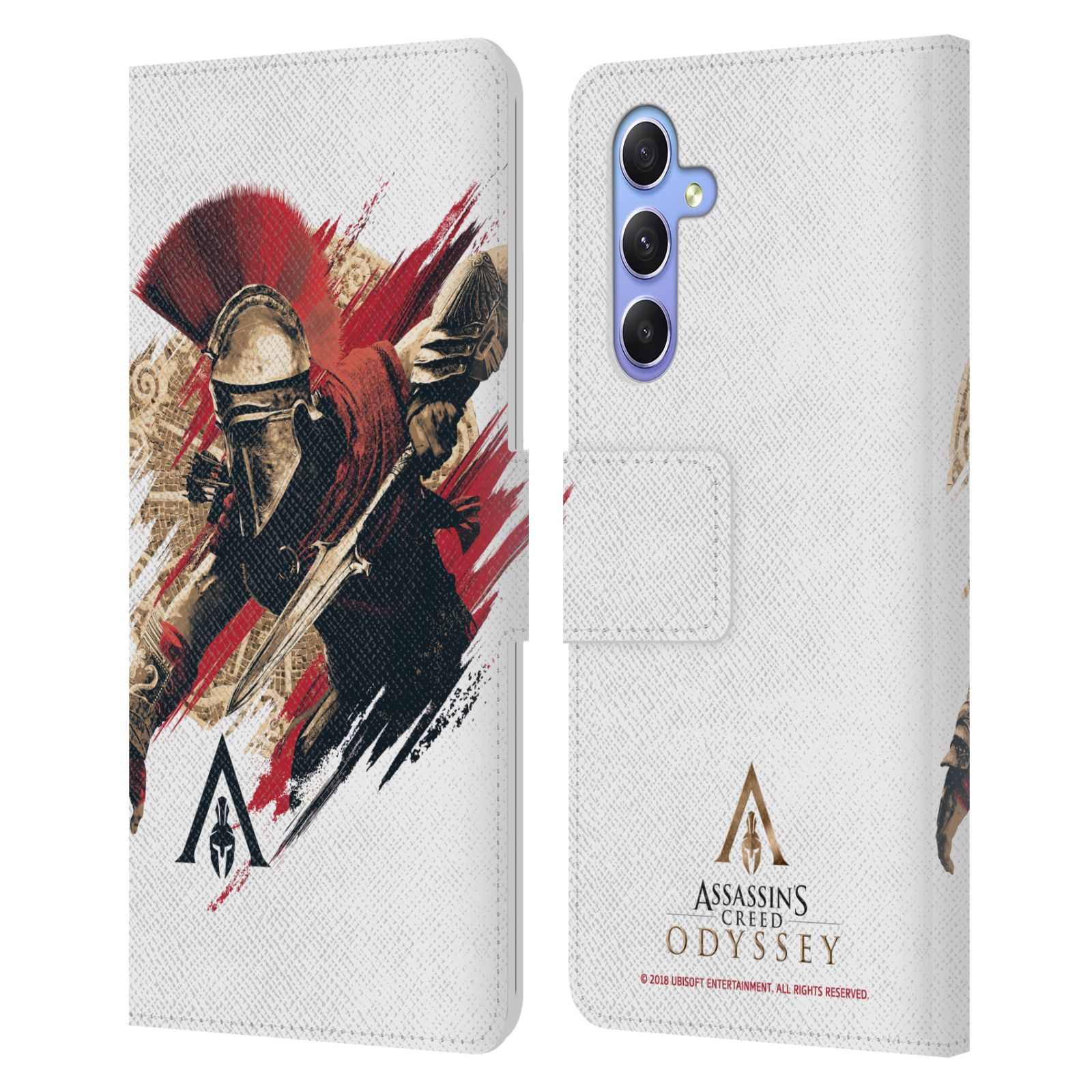 Pouzdro HEAD CASE na mobil Samsung Galaxy A34 5G  Assassins Creed Odyssey Alexios v boji