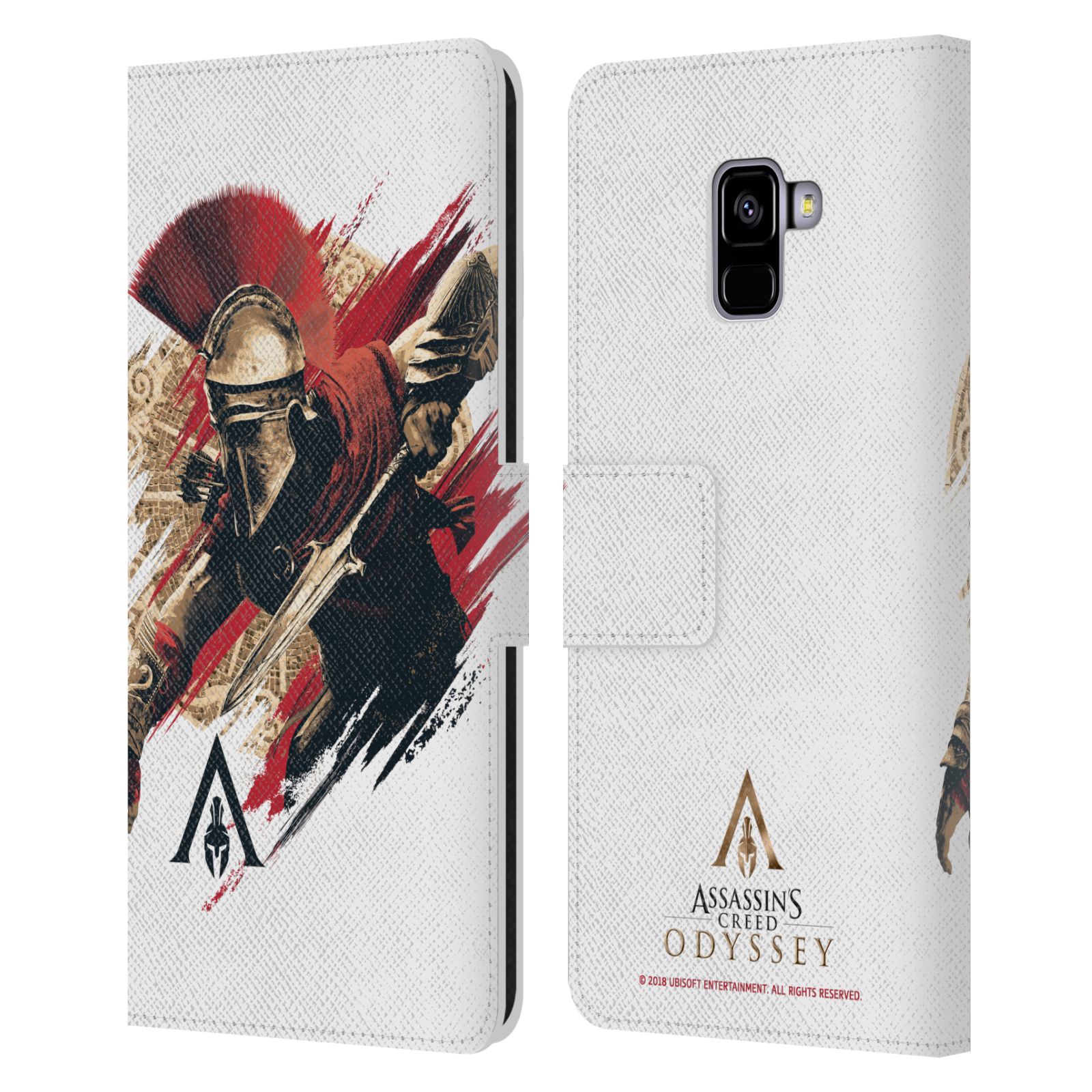 Pouzdro na mobil Samsung Galaxy A8 PLUS 2018 - Head Case - Assassins Creed Odyssey Alexios v boji