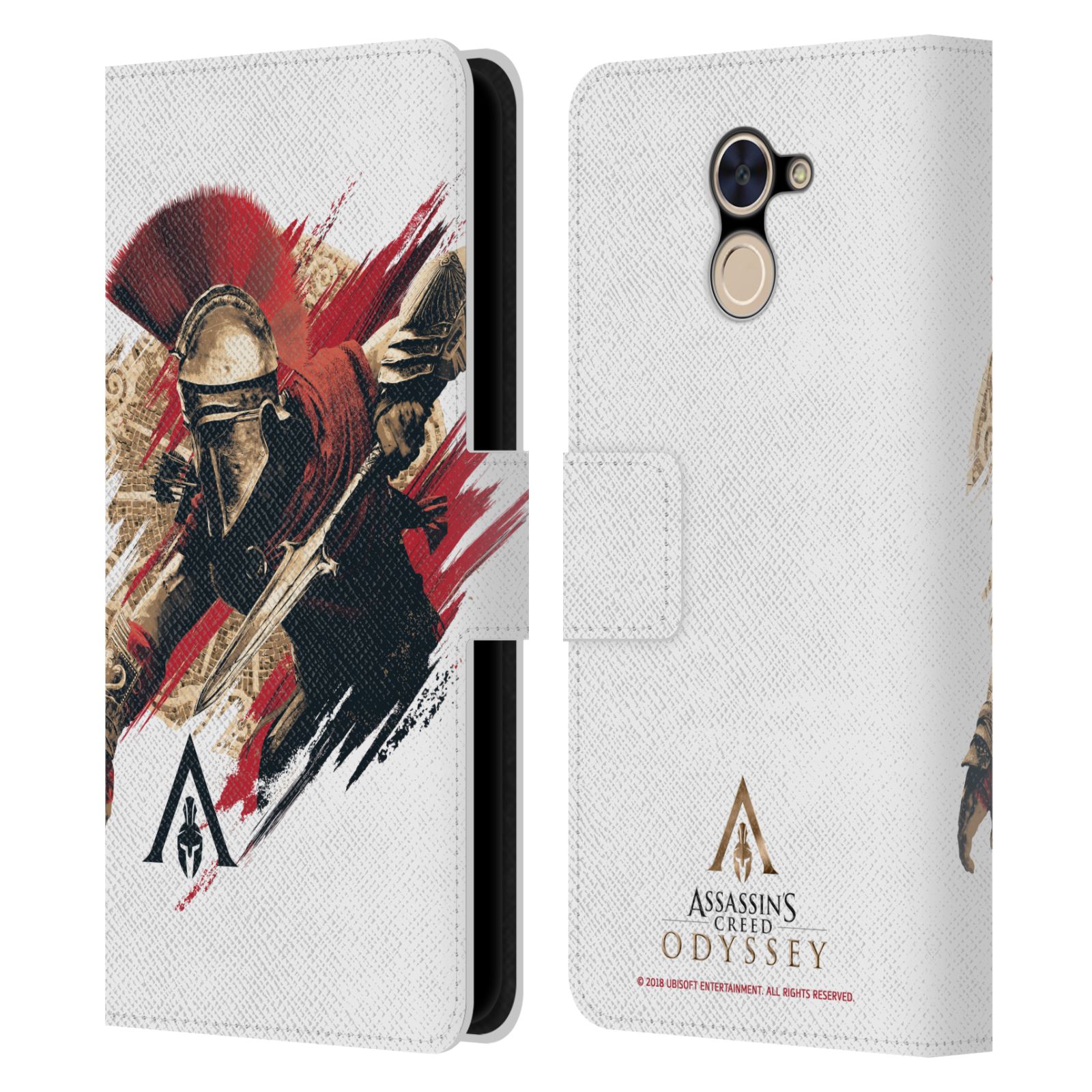 Pouzdro na mobil Huawei Y7 / Y7 Prime - Head Case - Assassins Creed Odyssey Alexios v boji