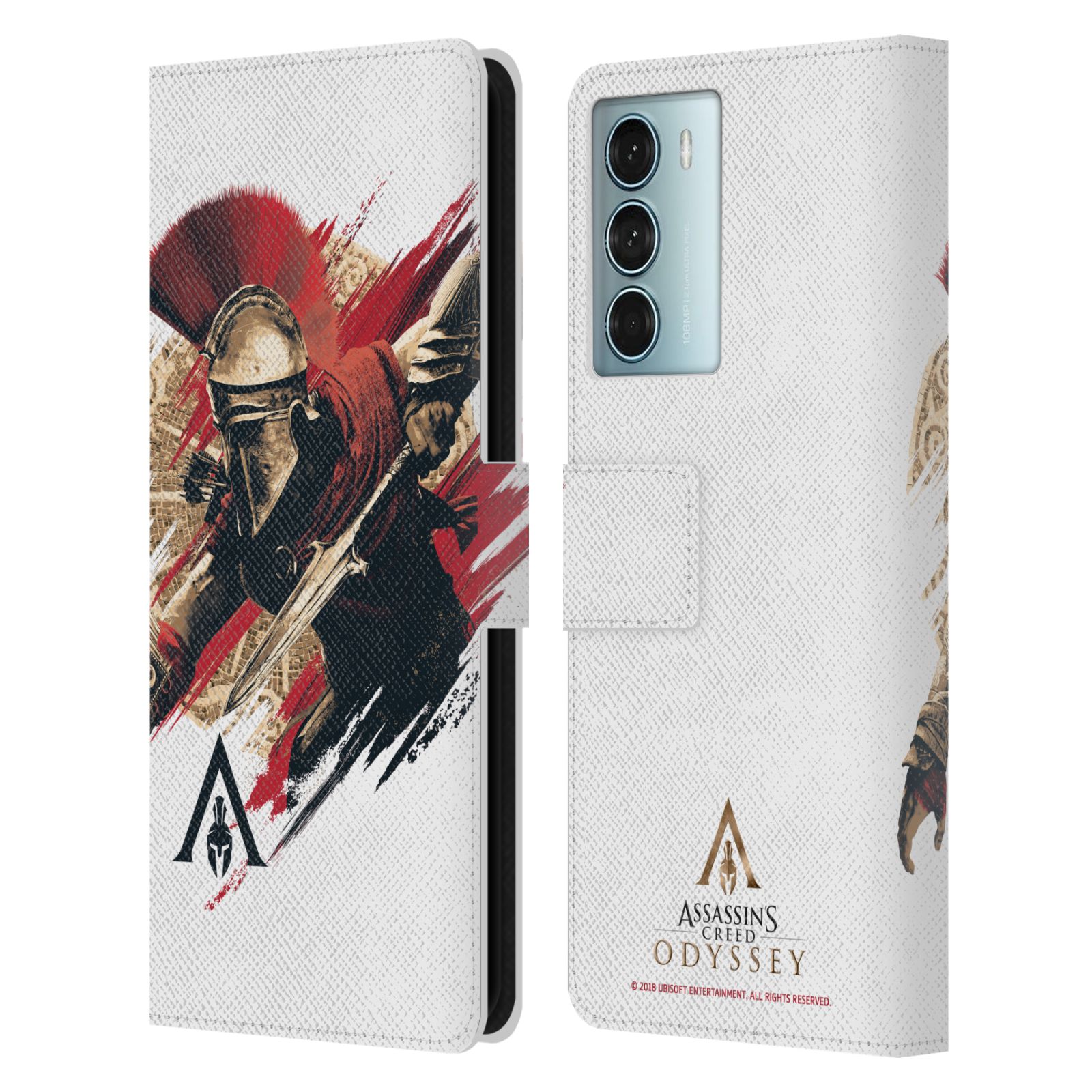 Pouzdro HEAD CASE na mobil Motorola Moto G200 5G  Assassins Creed Odyssey Alexios v boji