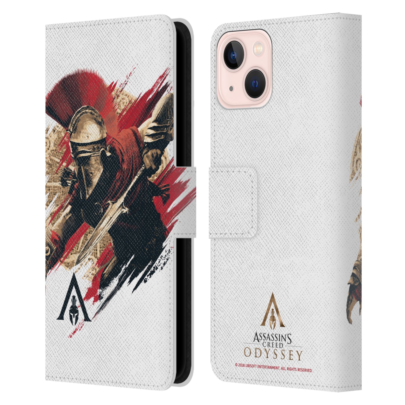 Pouzdro HEAD CASE na mobil Apple Iphone 13  Assassins Creed Odyssey Alexios v boji