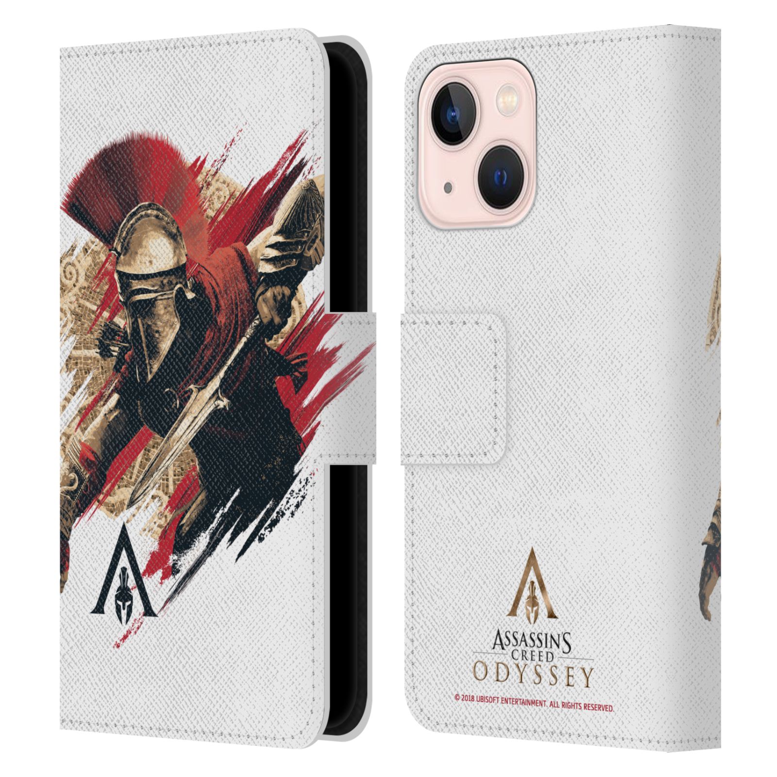 Pouzdro HEAD CASE na mobil Apple Iphone 13 MINI  Assassins Creed Odyssey Alexios v boji
