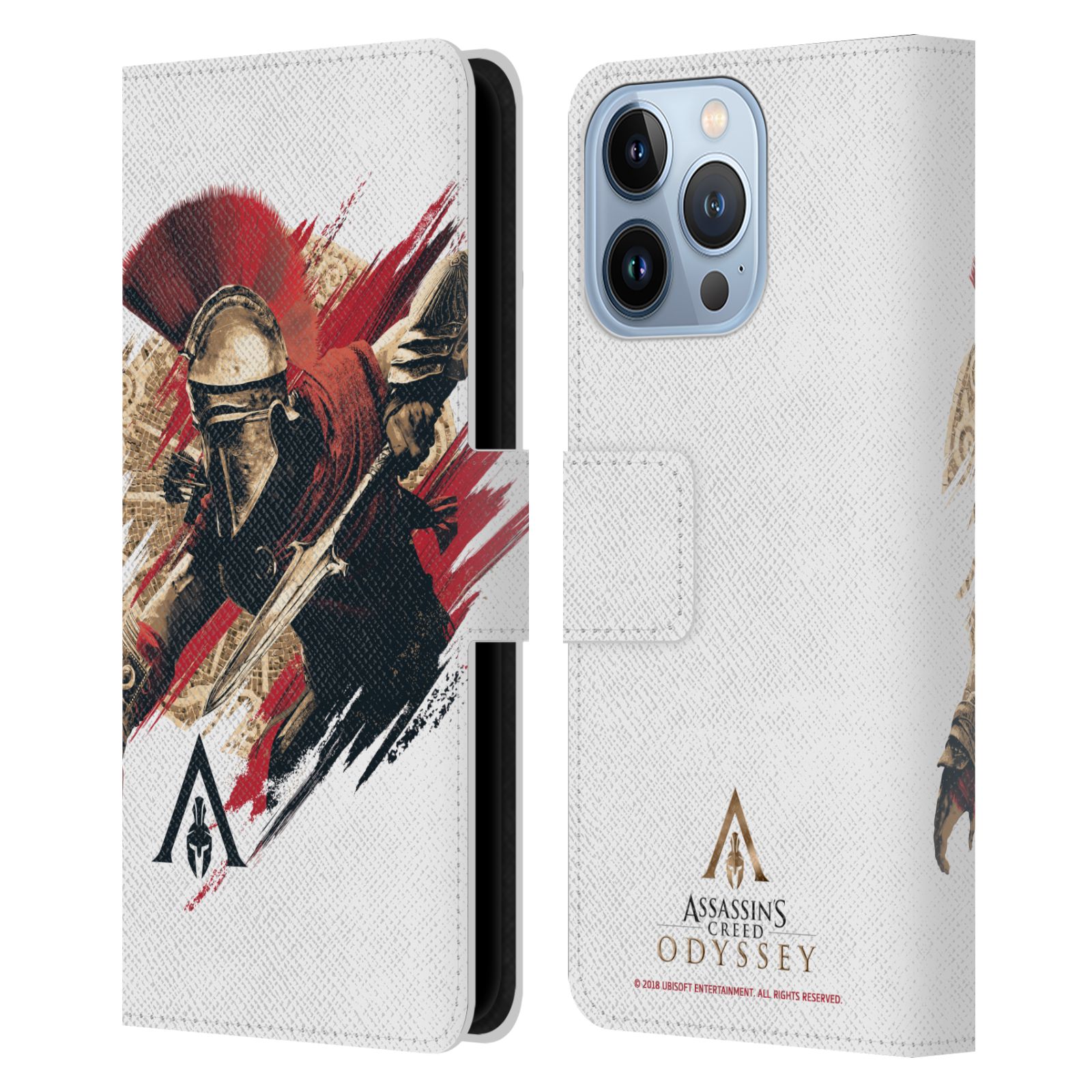 Pouzdro HEAD CASE na mobil Apple Iphone 13 PRO  Assassins Creed Odyssey Alexios v boji