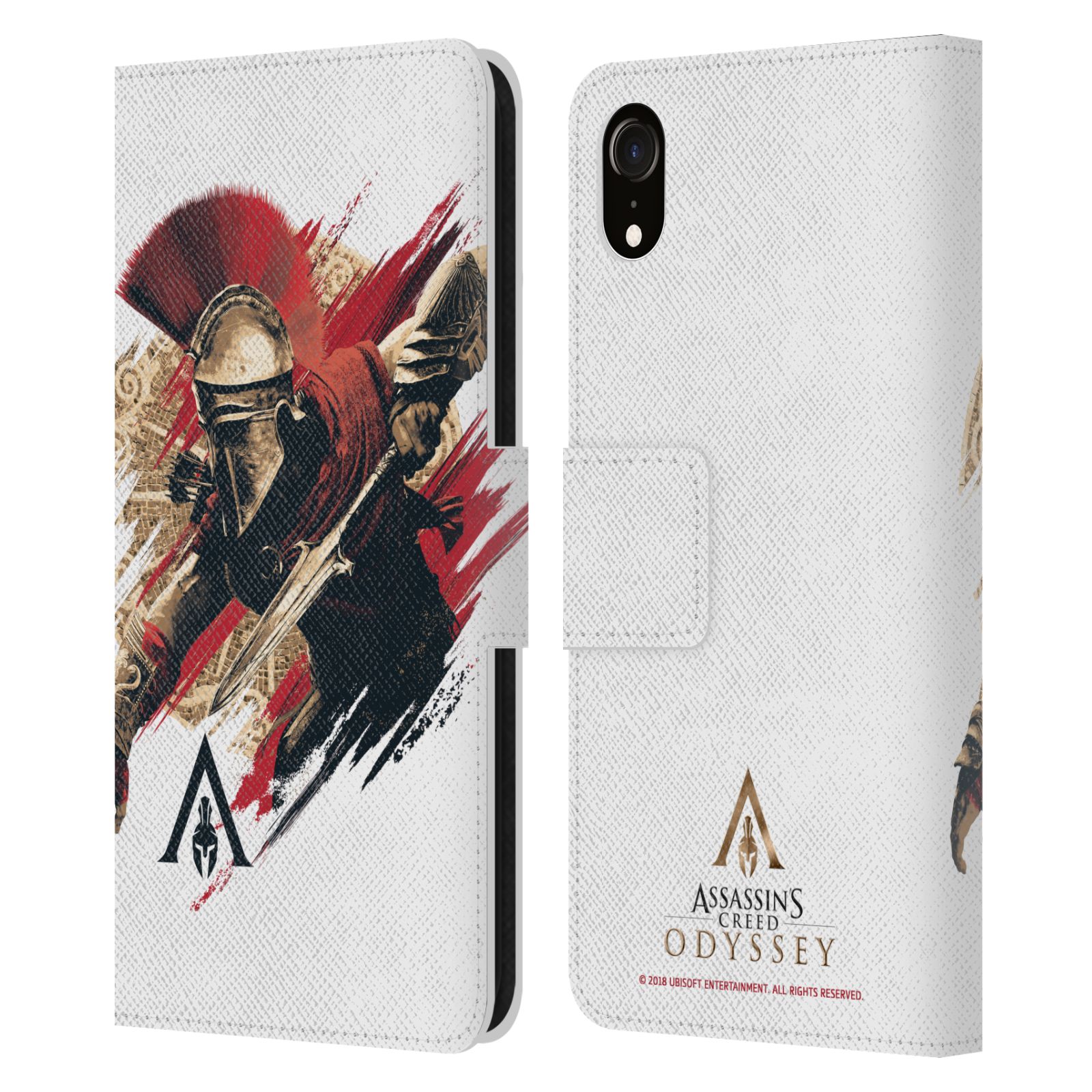 Pouzdro na mobil Apple Iphone XR - Head Case - Assassins Creed Odyssey Alexios v boji