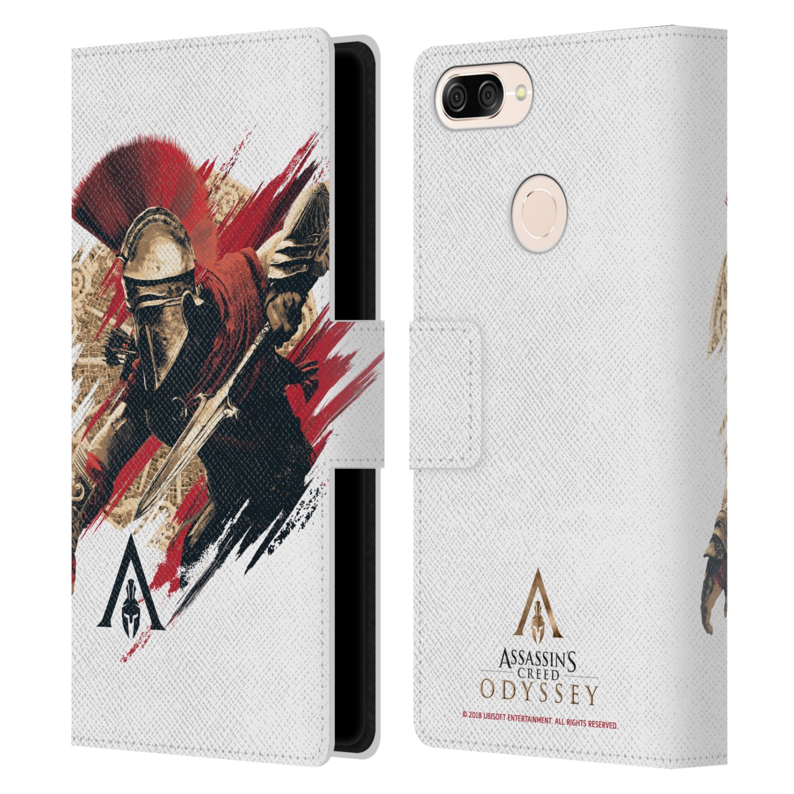 Pouzdro na mobil Asus Zenfone Max Plus (M1) ZB570TL - Head Case - Assassins Creed Odyssey Alexios v boji