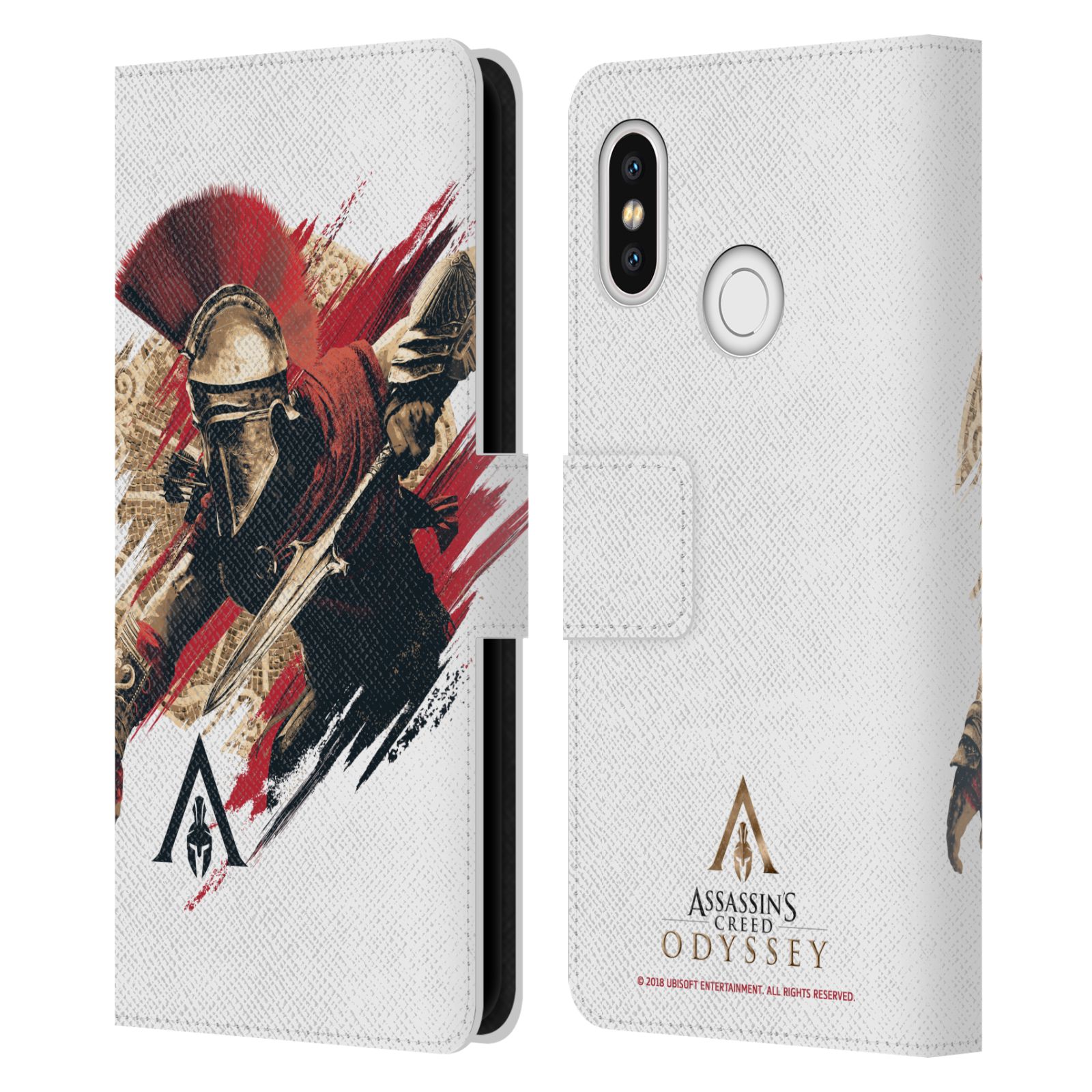 Pouzdro na mobil Xiaomi Mi 8 - Head Case - Assassins Creed Odyssey Alexios v boji