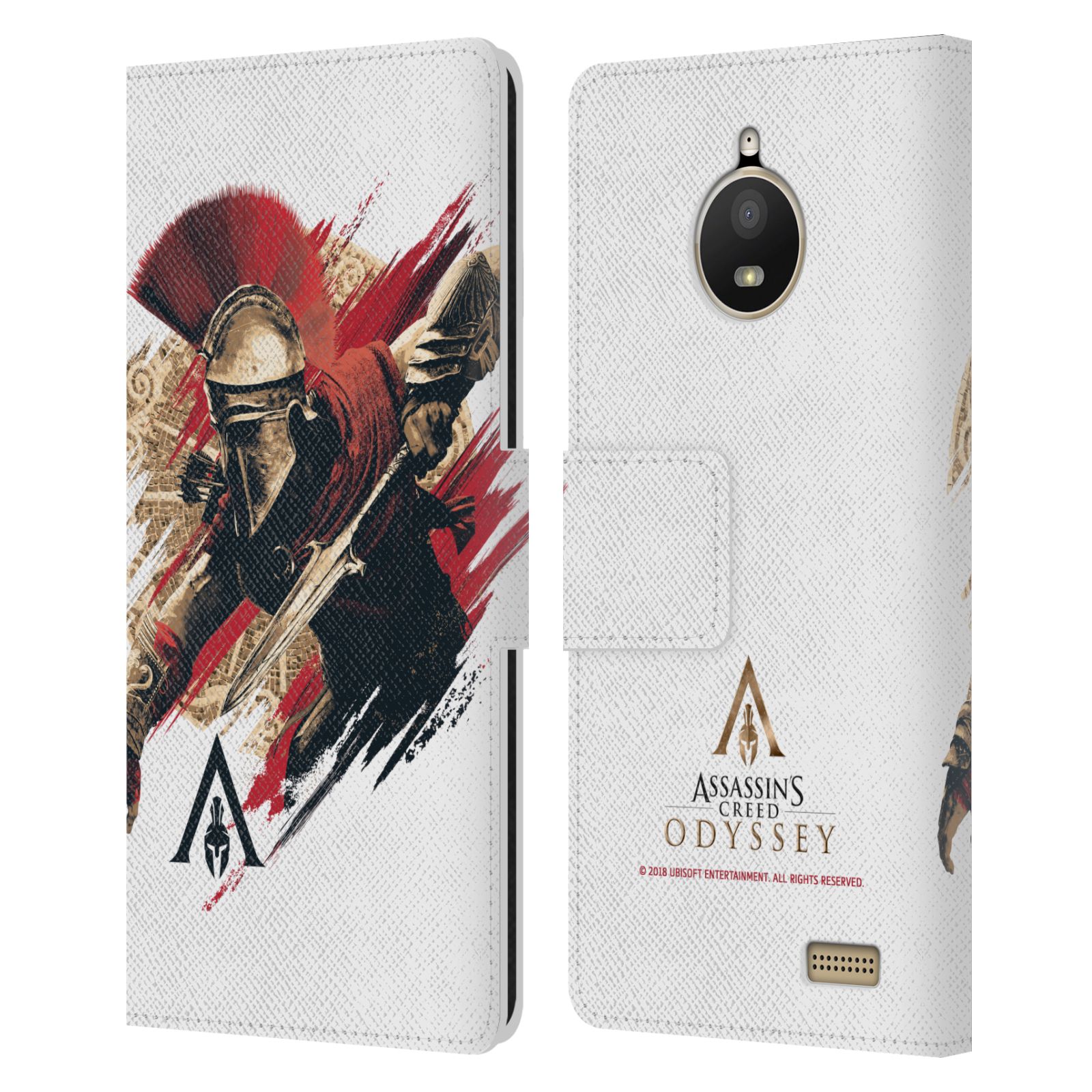 Pouzdro na mobil Lenovo Moto E4 - Head Case - Assassins Creed Odyssey Alexios v boji