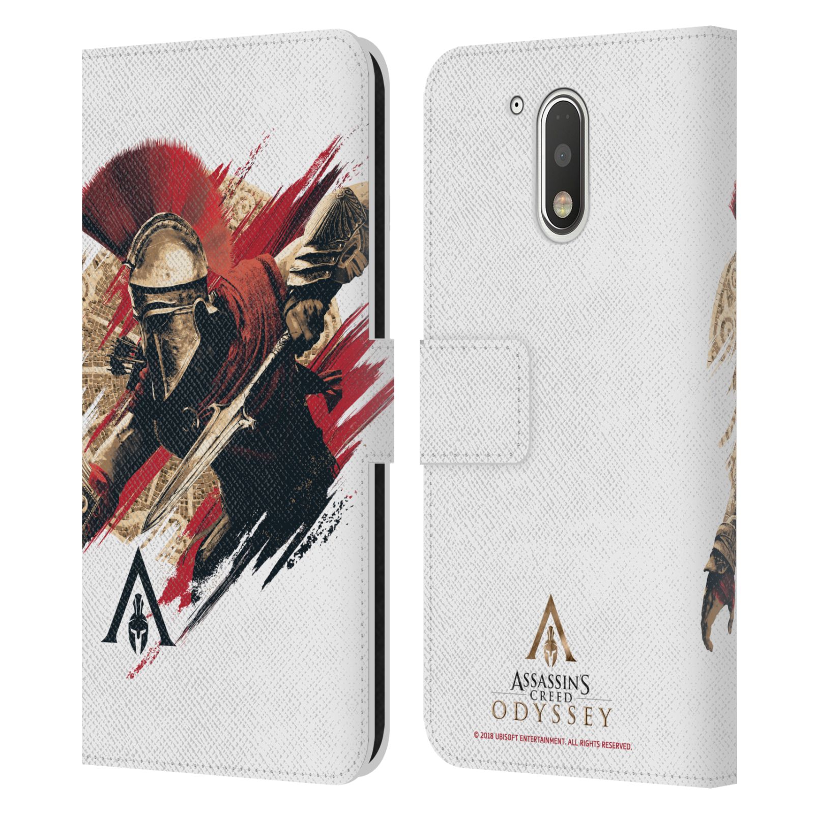 Pouzdro HEAD CASE na mobil Motorola Moto G41  Assassins Creed Odyssey Alexios v boji