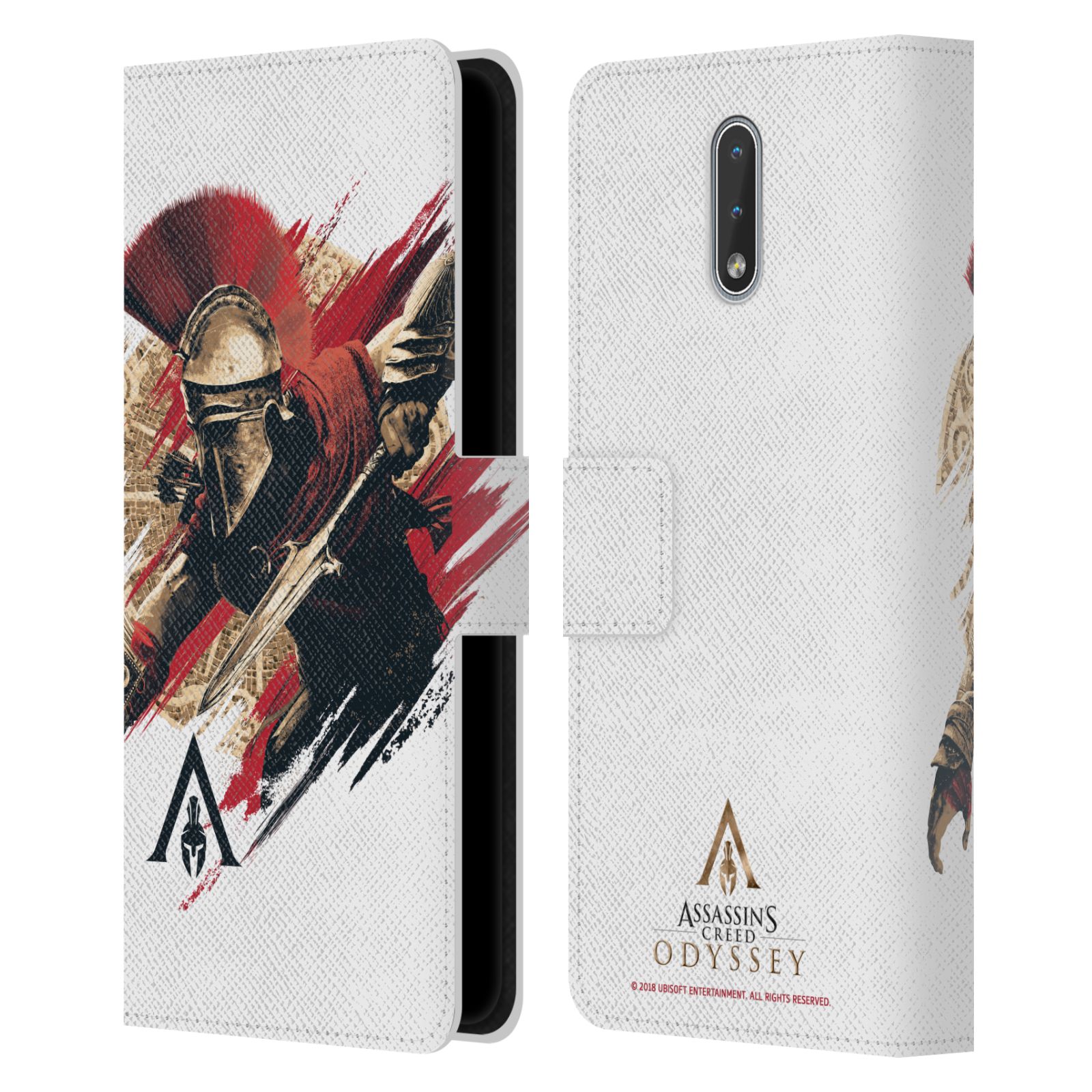 Pouzdro HEAD CASE na mobil Nokia 2.3  Assassins Creed Odyssey Alexios v boji