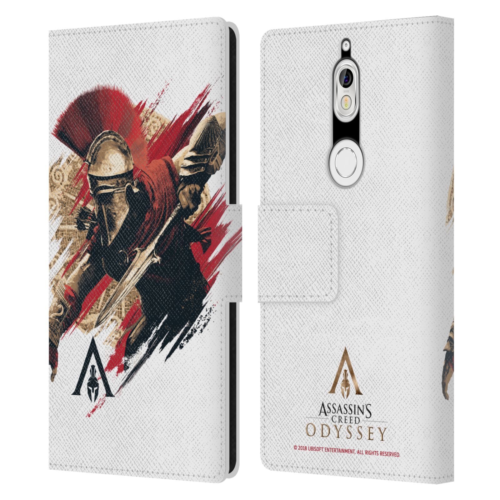 Pouzdro na mobil Nokia 7 - Head Case - Assassins Creed Odyssey Alexios v boji