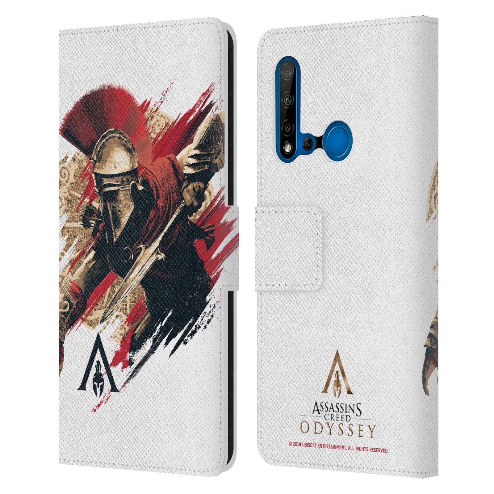 Pouzdro na mobil Huawei P20 LITE 2019 - Head Case - Assassins Creed Odyssey Alexios v boji