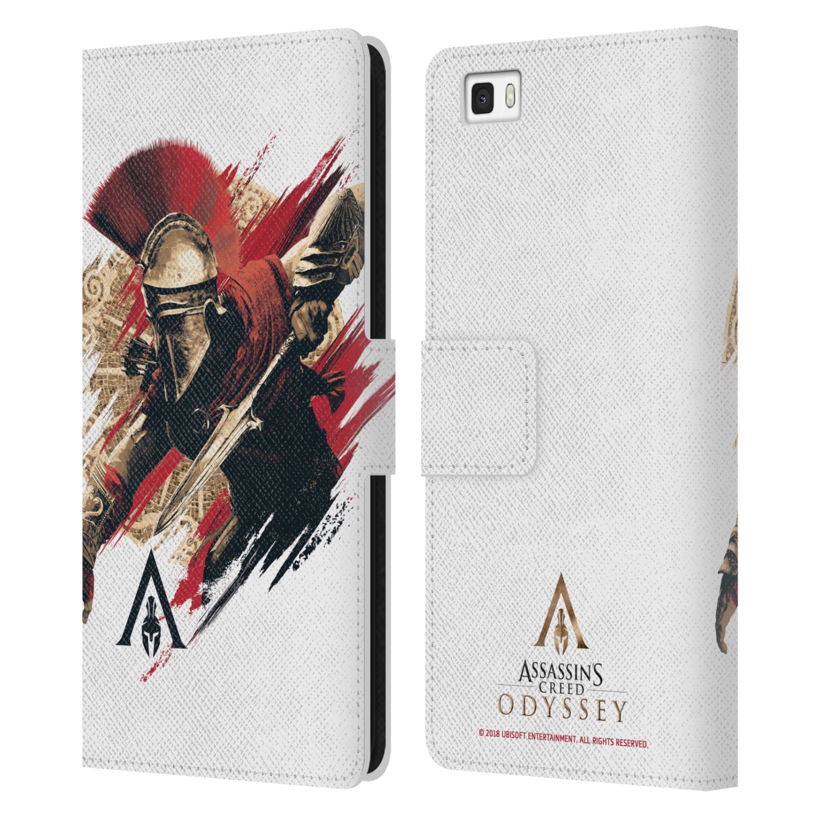 Pouzdro na mobil Huawei P8 Lite - Head Case - Assassins Creed Odyssey Alexios v boji