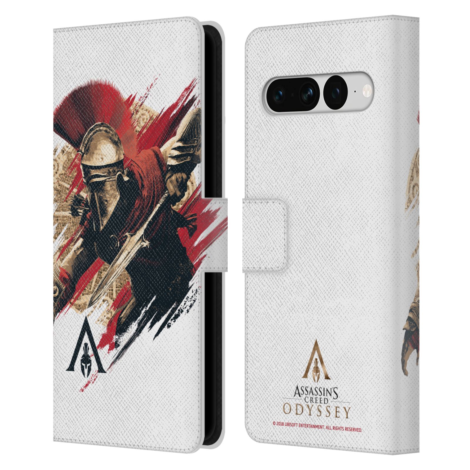 Pouzdro HEAD CASE na mobil Google Pixel 7 PRO  Assassins Creed Odyssey Alexios v boji