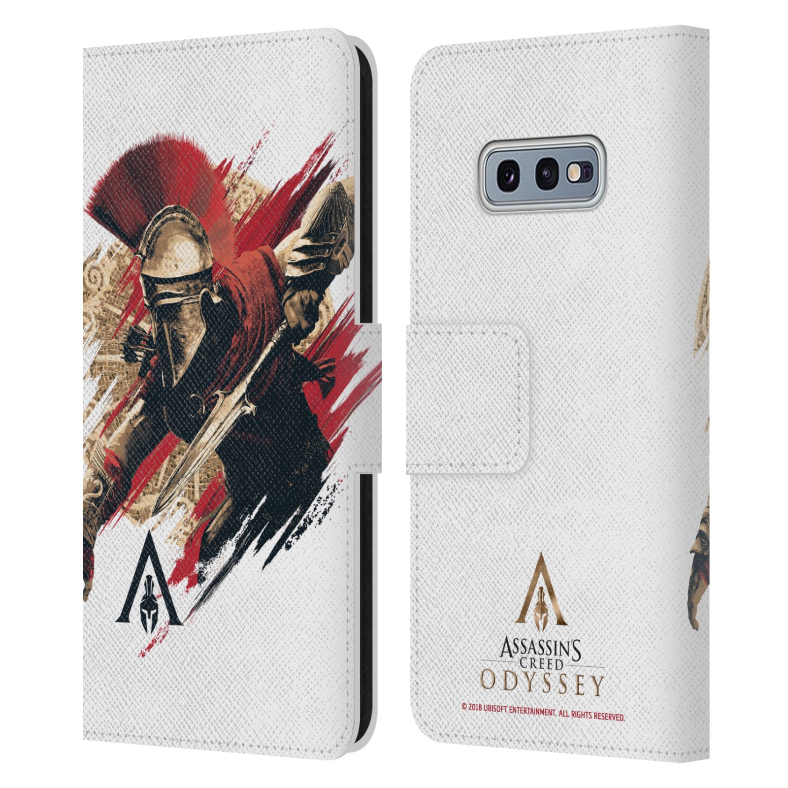 Pouzdro HEAD CASE na mobil Samsung Galaxy S10e  Assassins Creed Odyssey Alexios v boji